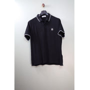 Stone Island Black Slim Fit Polo
