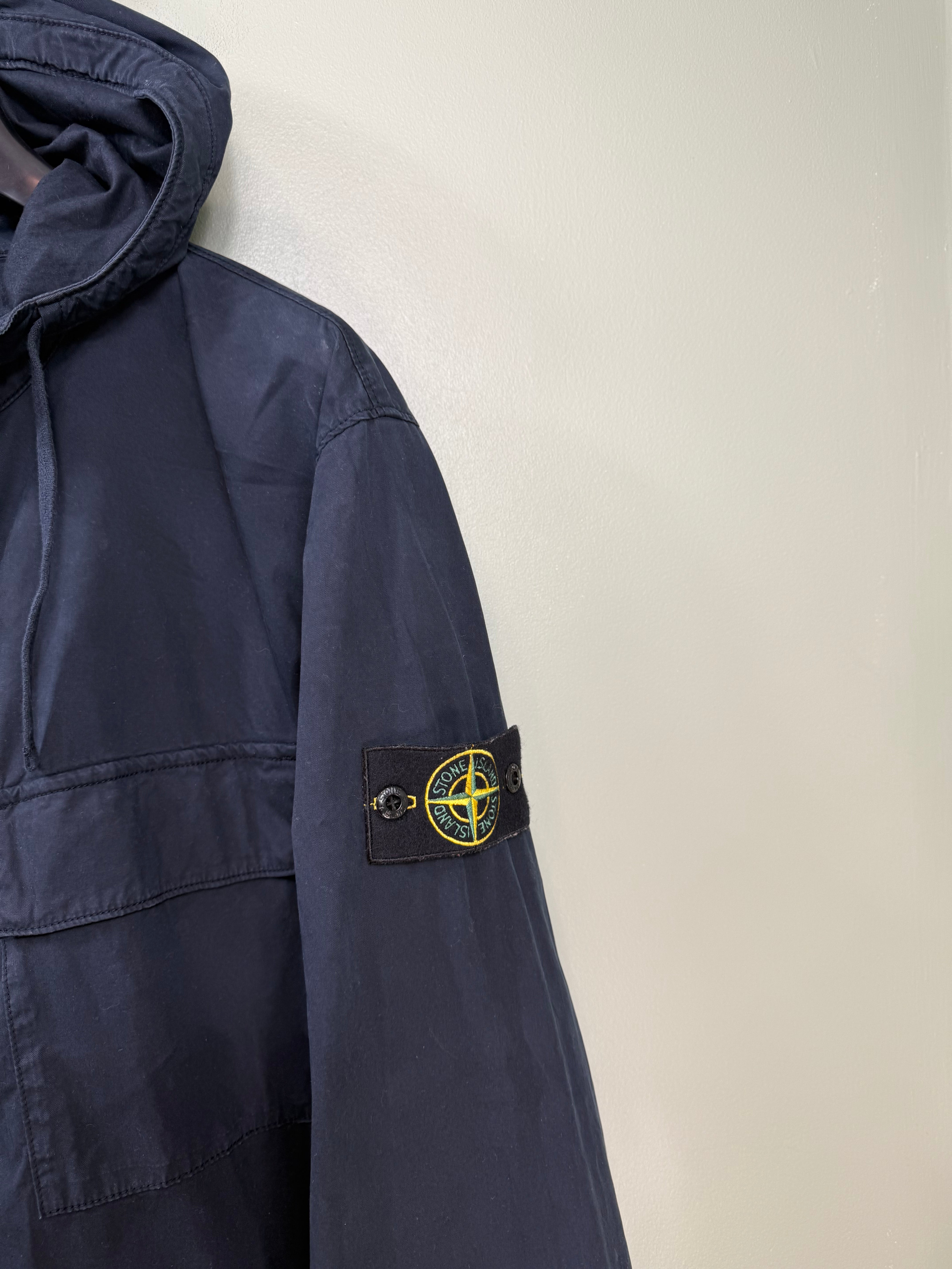 Stone Island Navy Supima Cotton Twill Jacket
