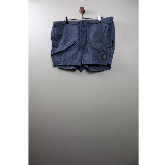 Stone Island Navy Nylon Metal Shorts