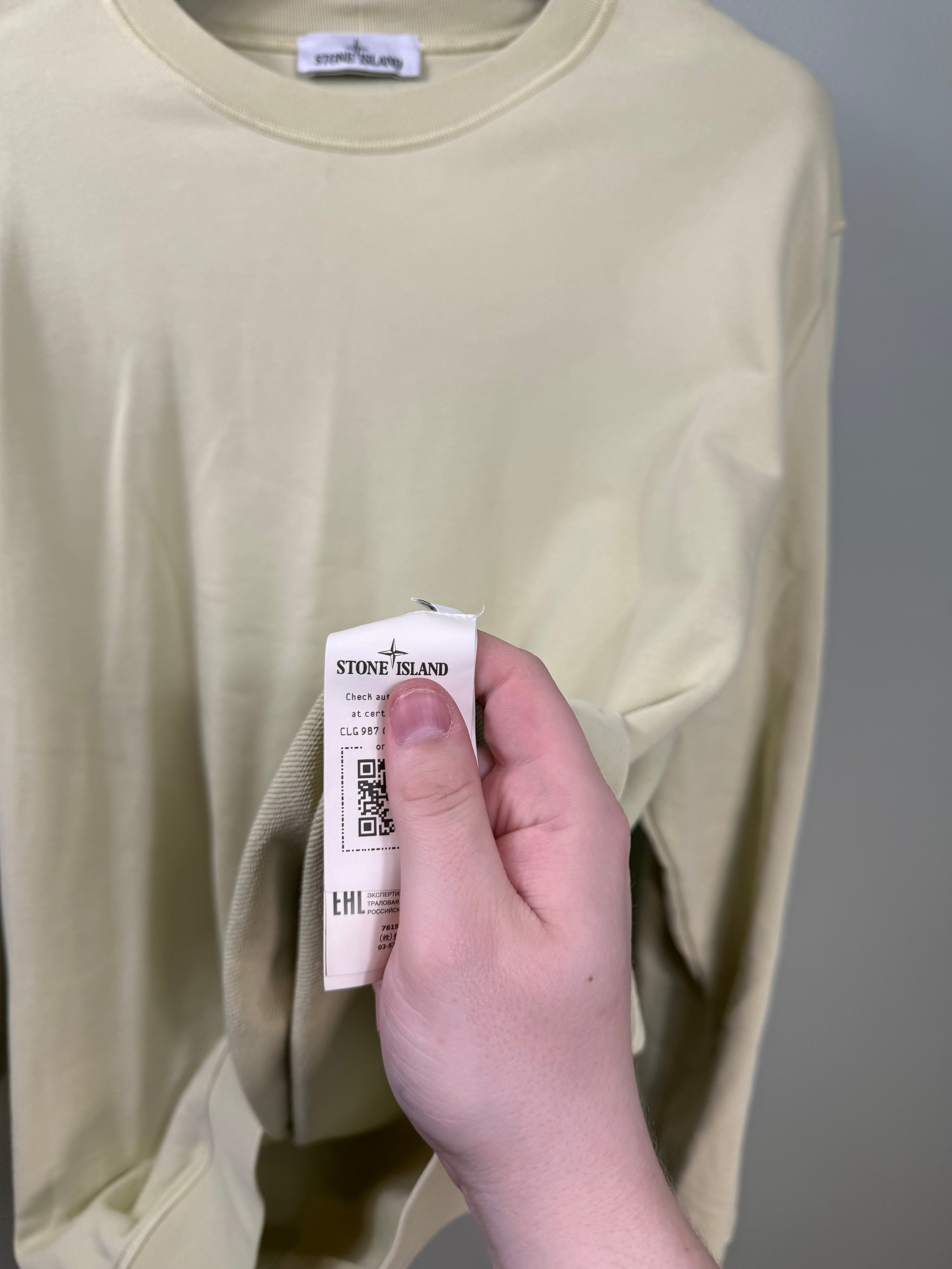 Stone Island Pastel Green Jumper