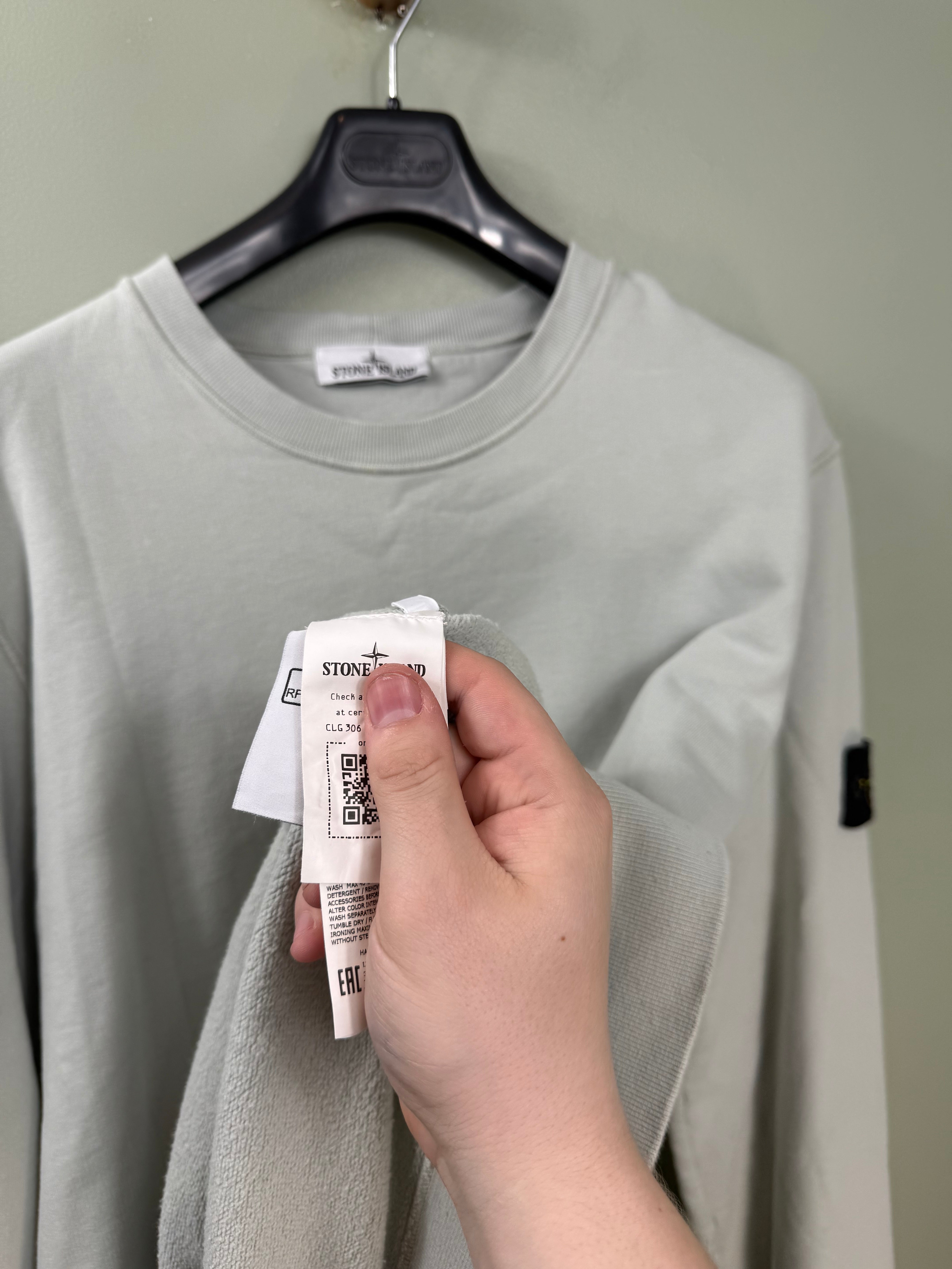 Stone Island Light Grey Jumper