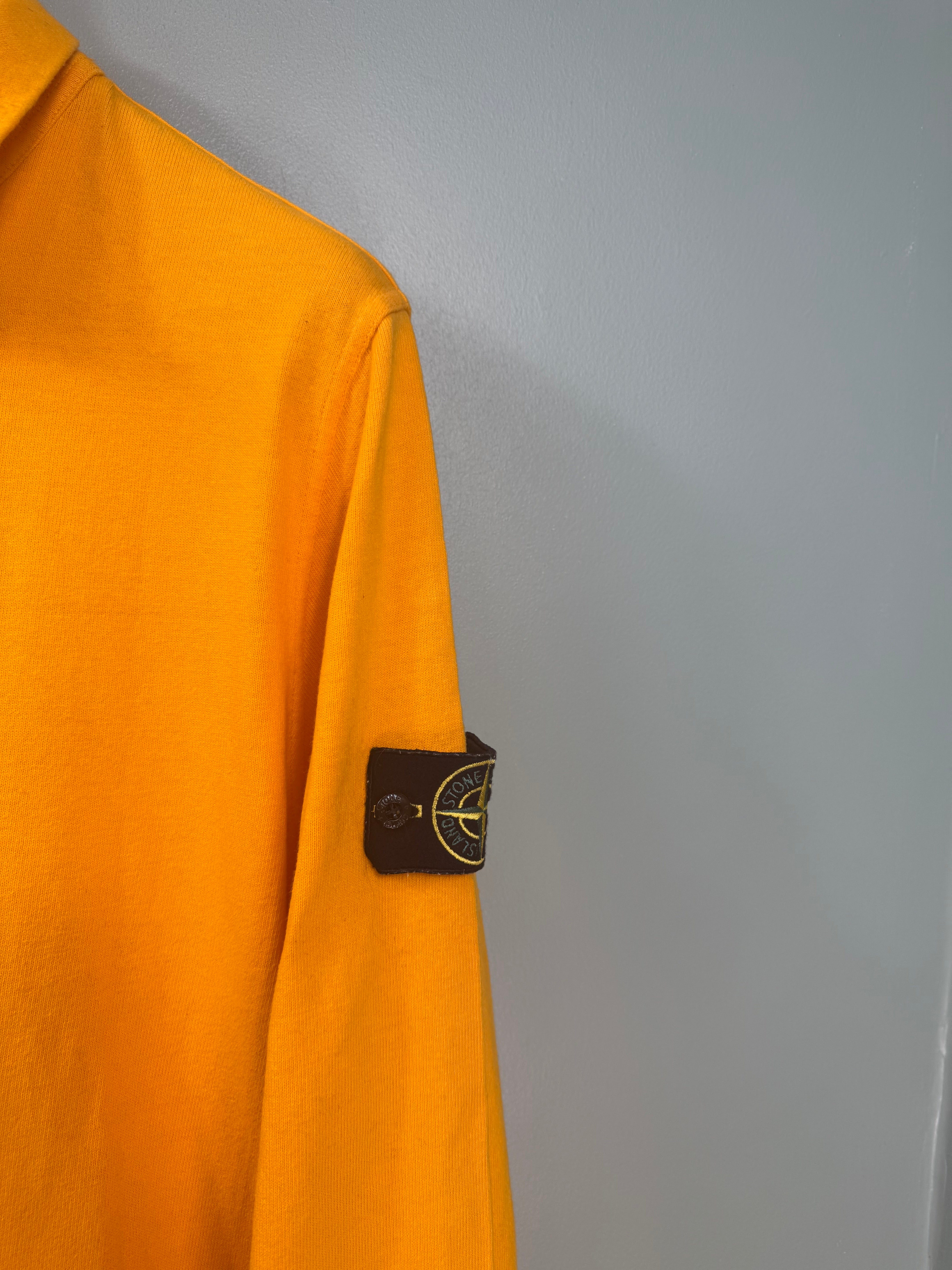 Stone Island Orange Anniversary 1/4 Zip Jumper
