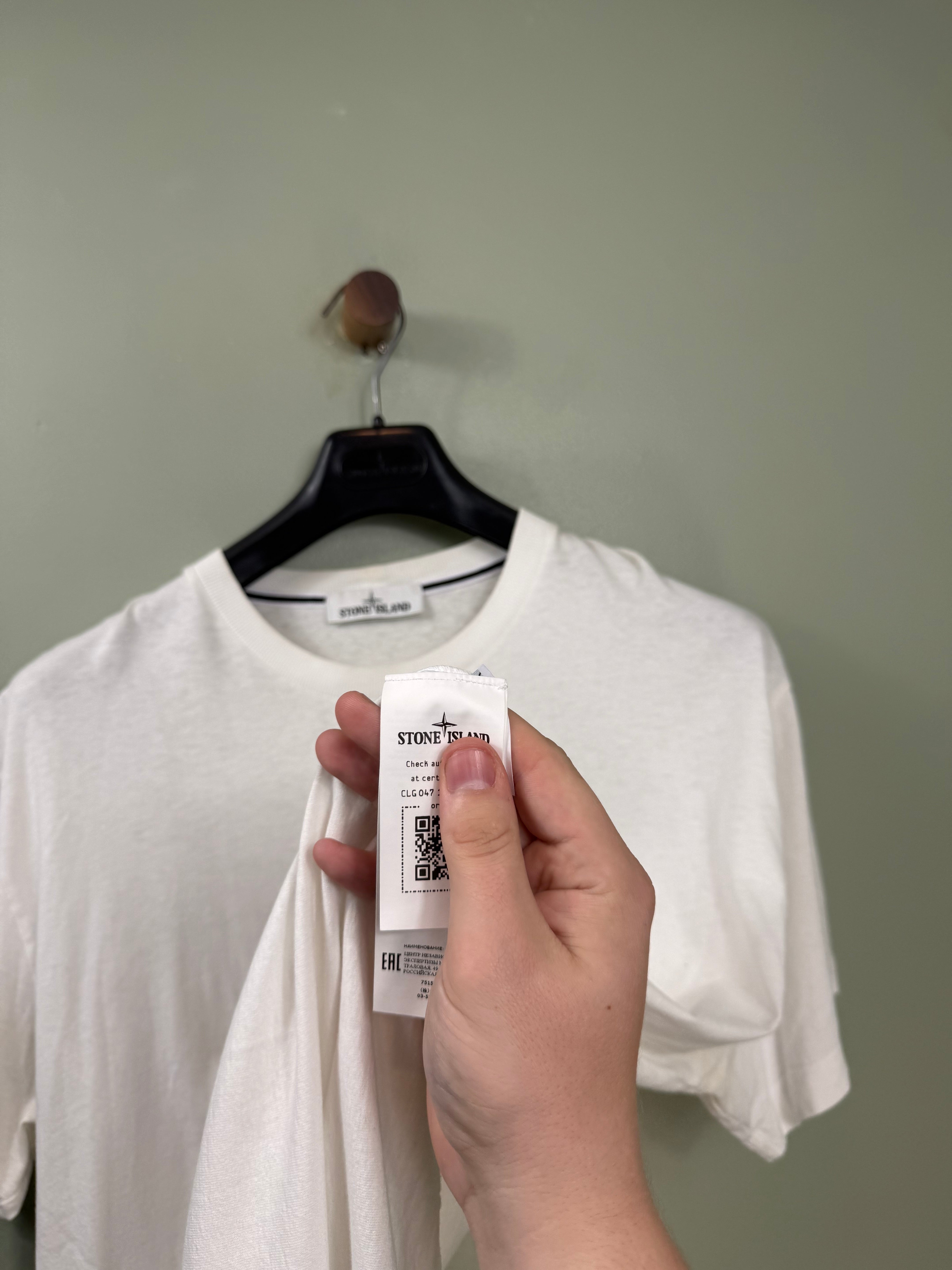 Stone Island White T-Shirt