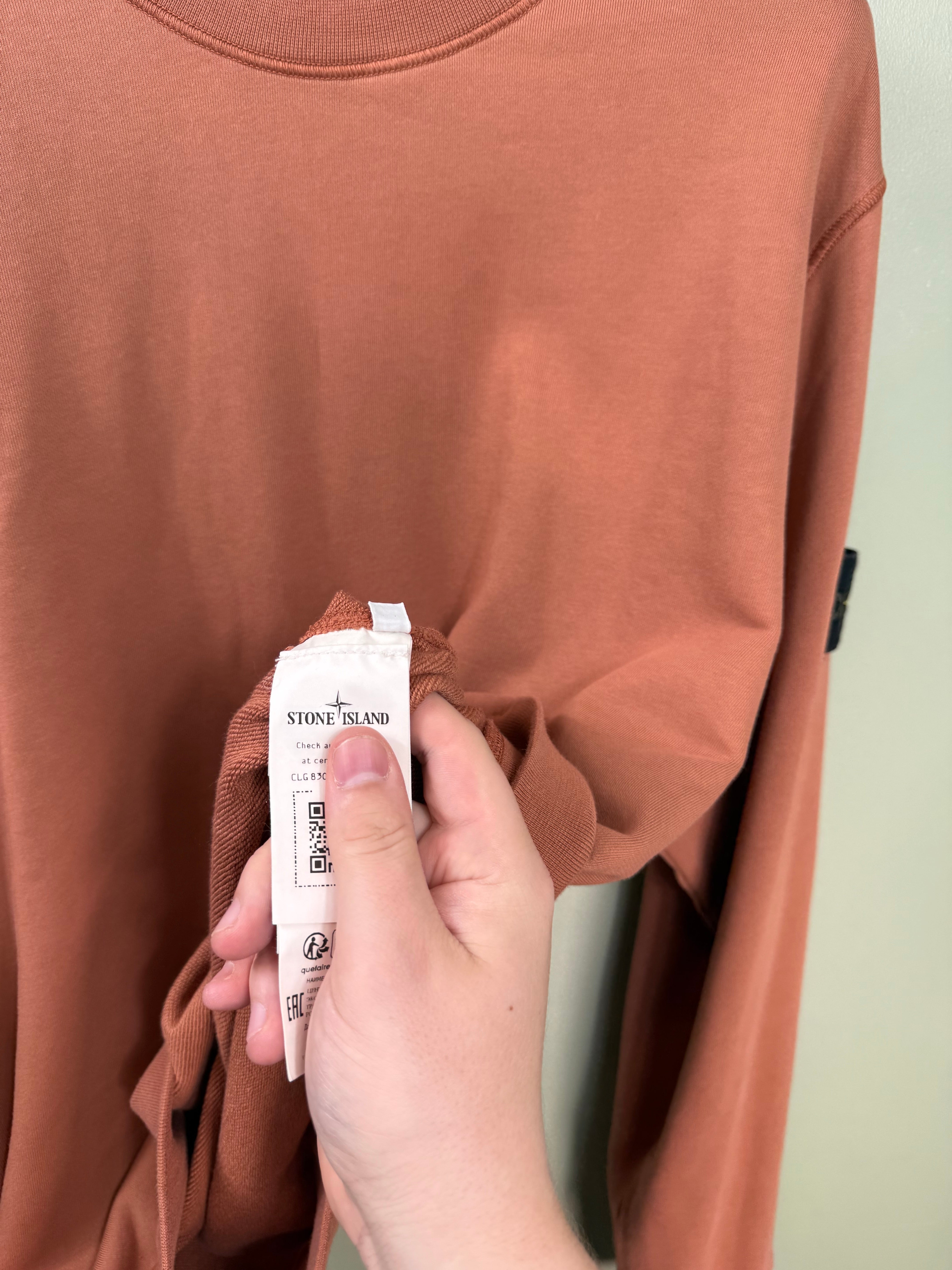 Stone Island Orange Jumper