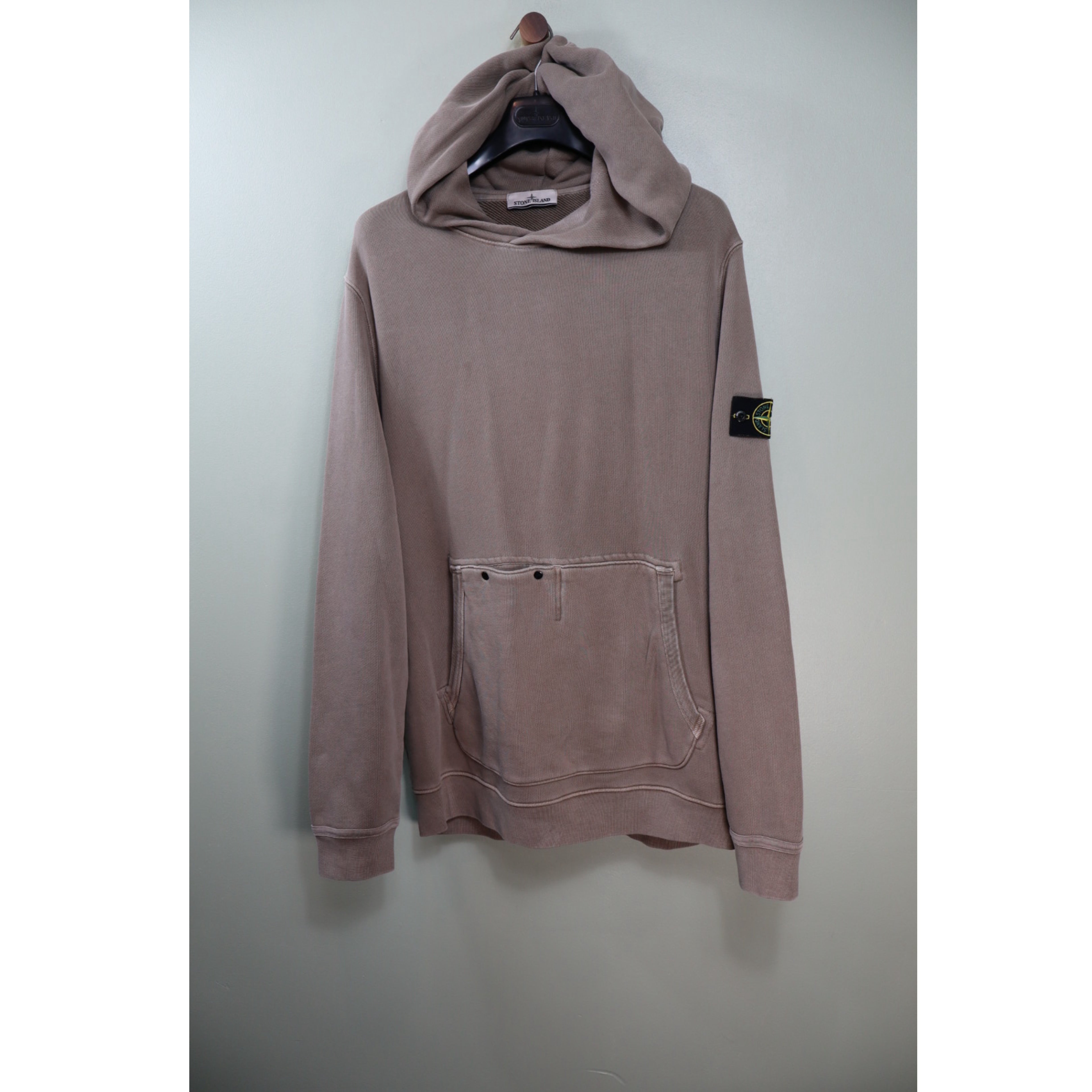 Stone Island Khaki Hoodie