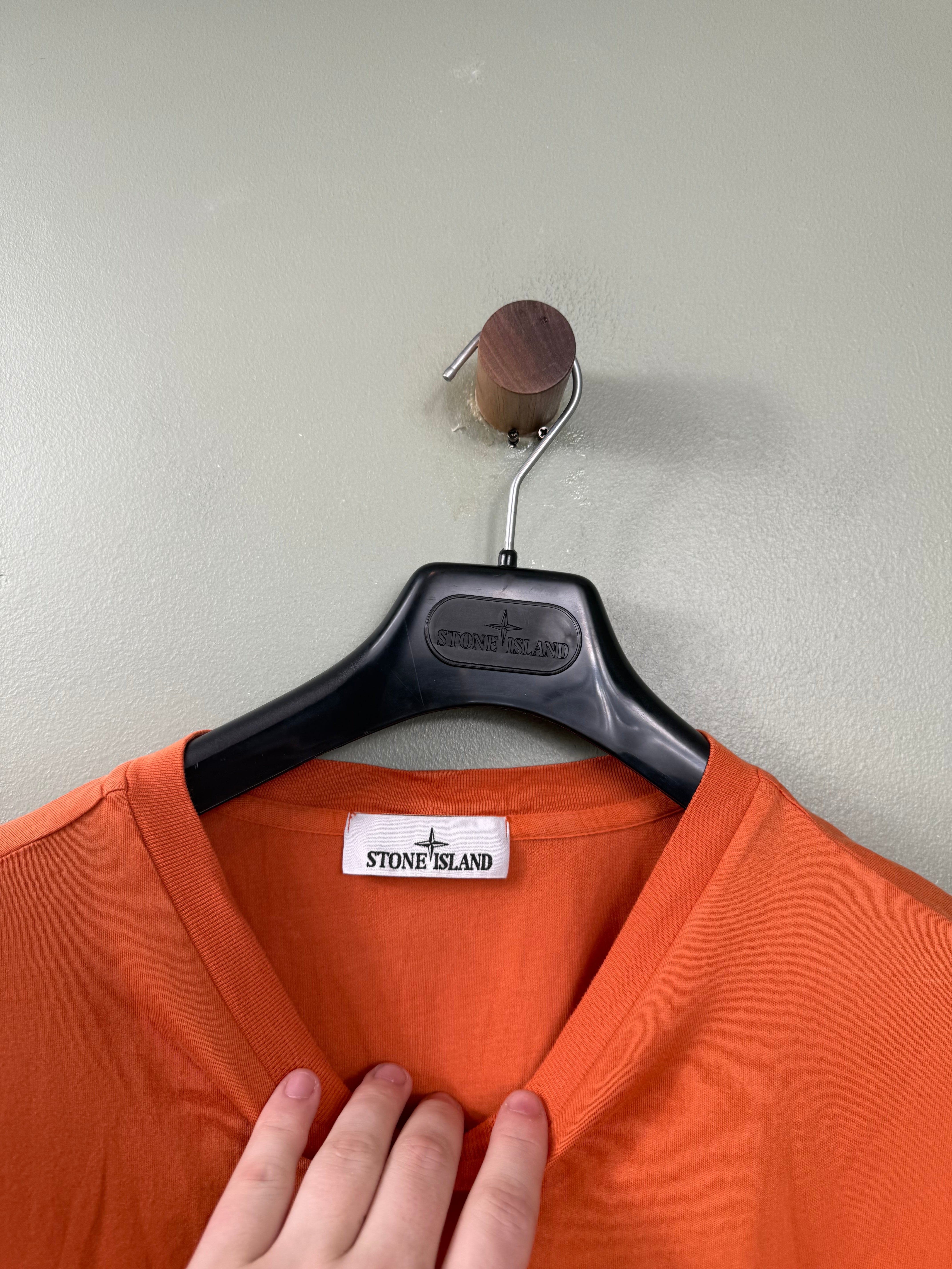 Stone Island Orange T-Shirt