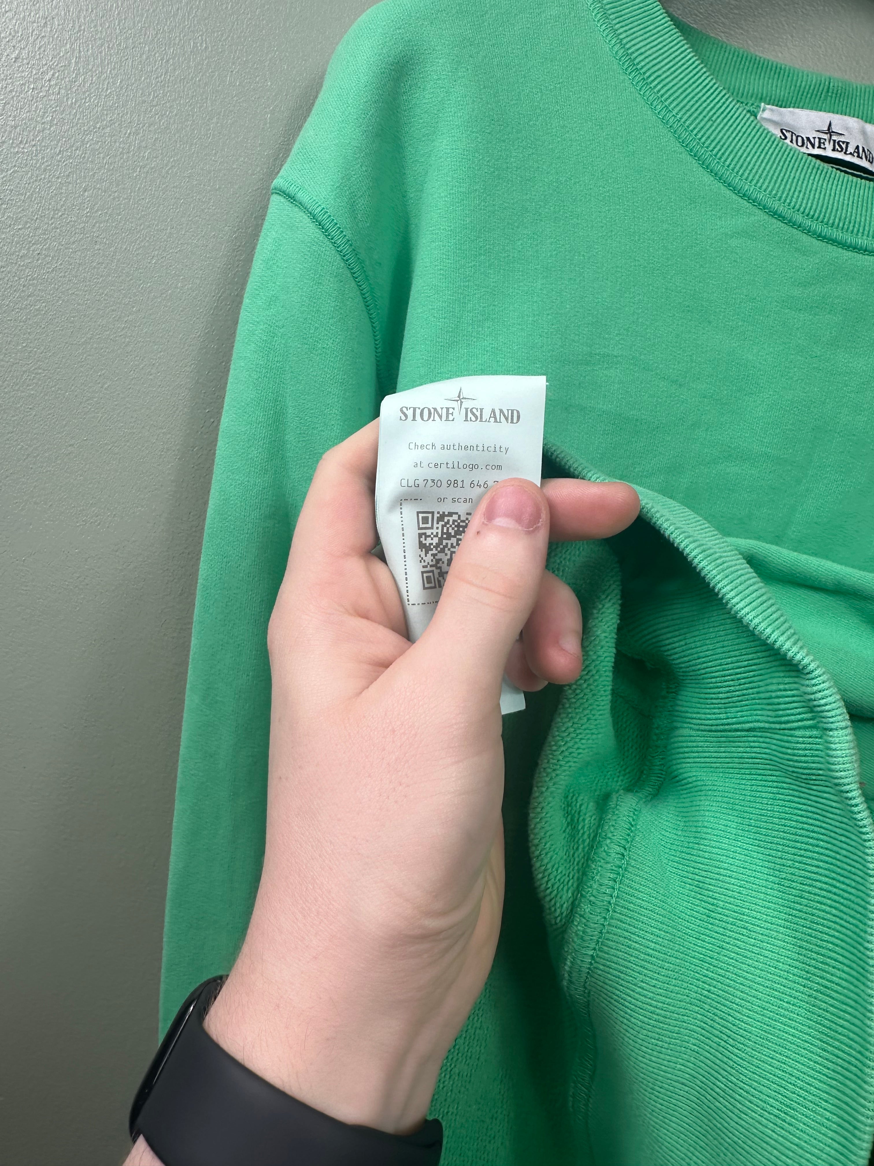 Stone Island Green Jumper
