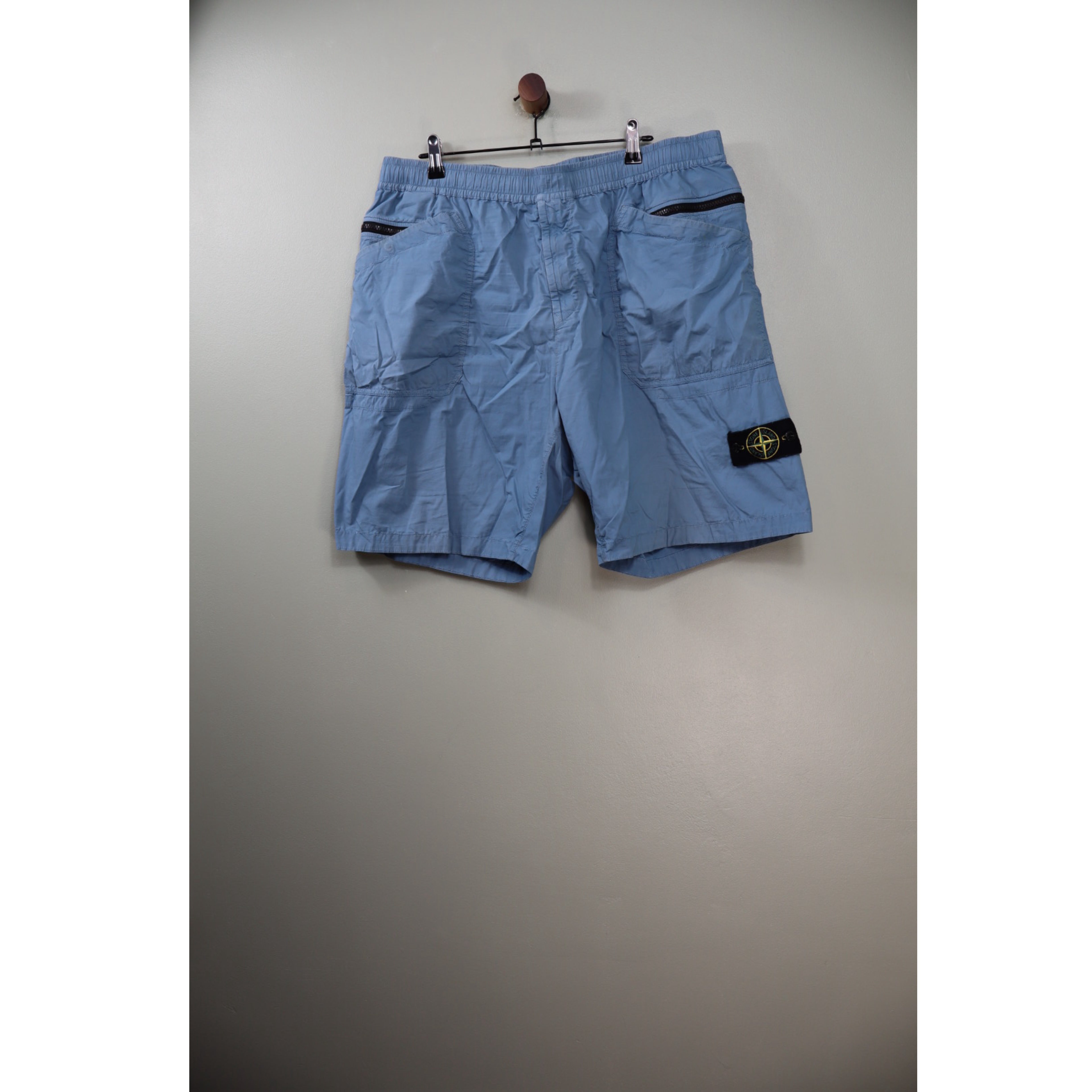 Stone Island Blue CO Cargo Shorts