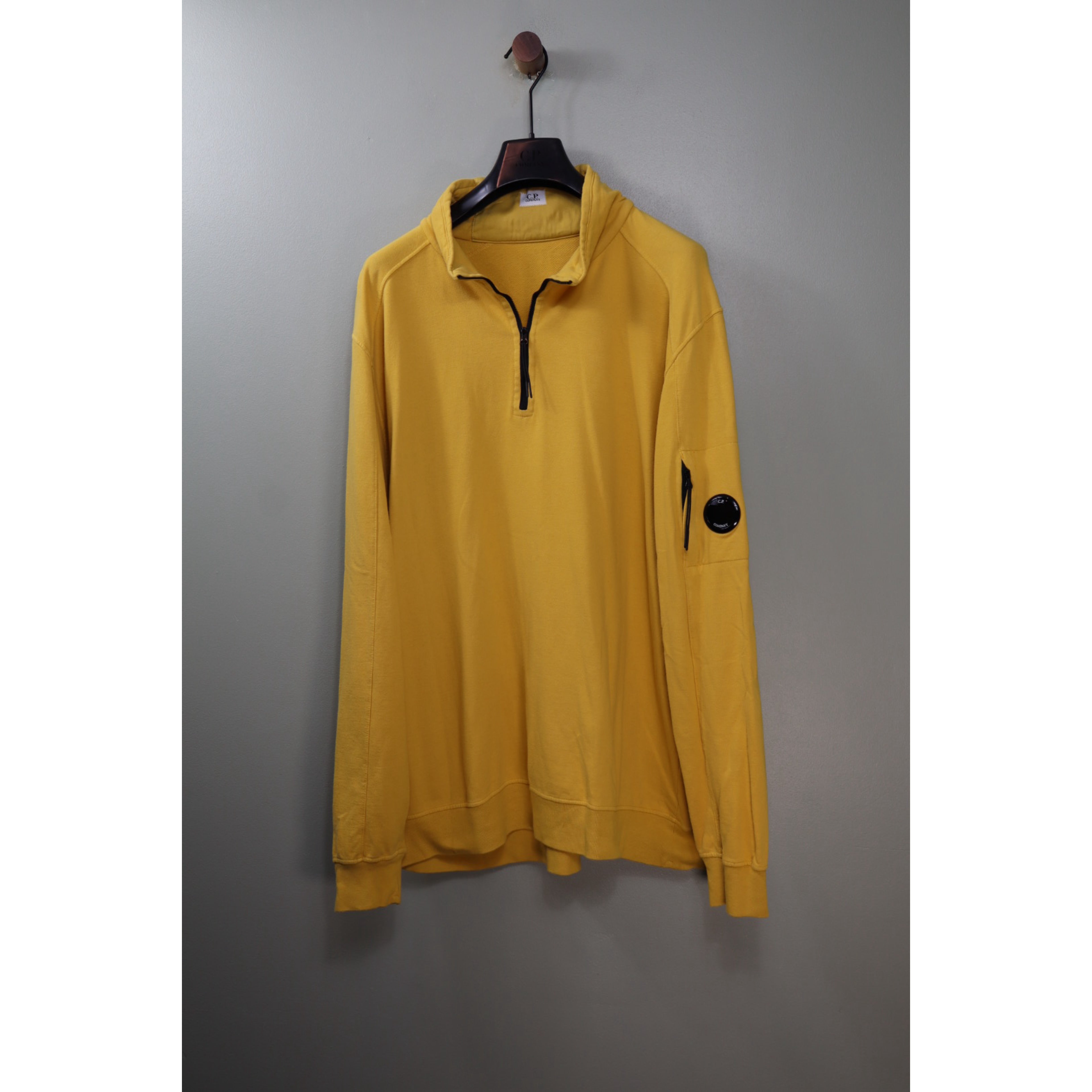 C.P. Company Yellow 1/4 Zip Jumper