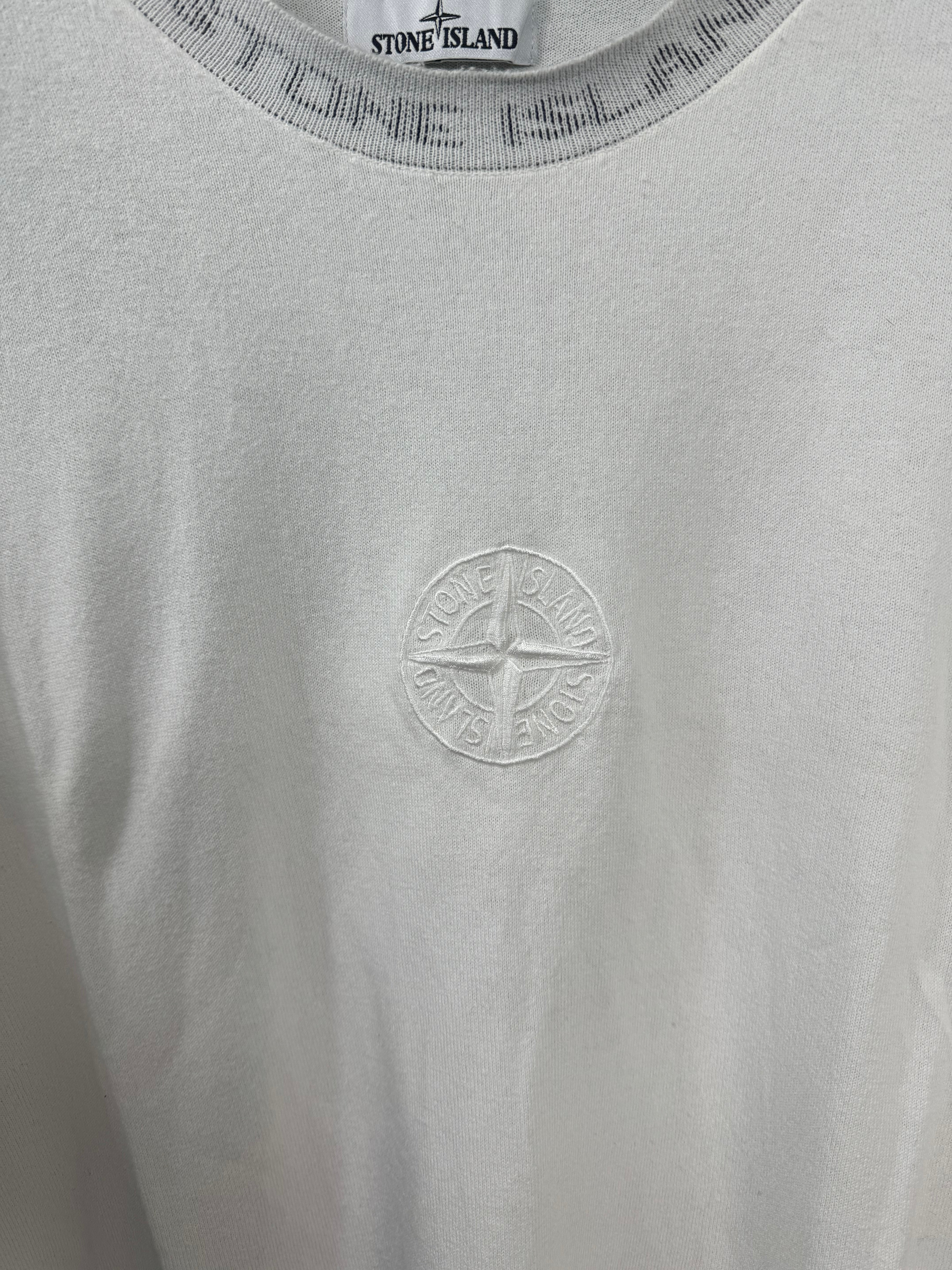 Stone Island White Tee