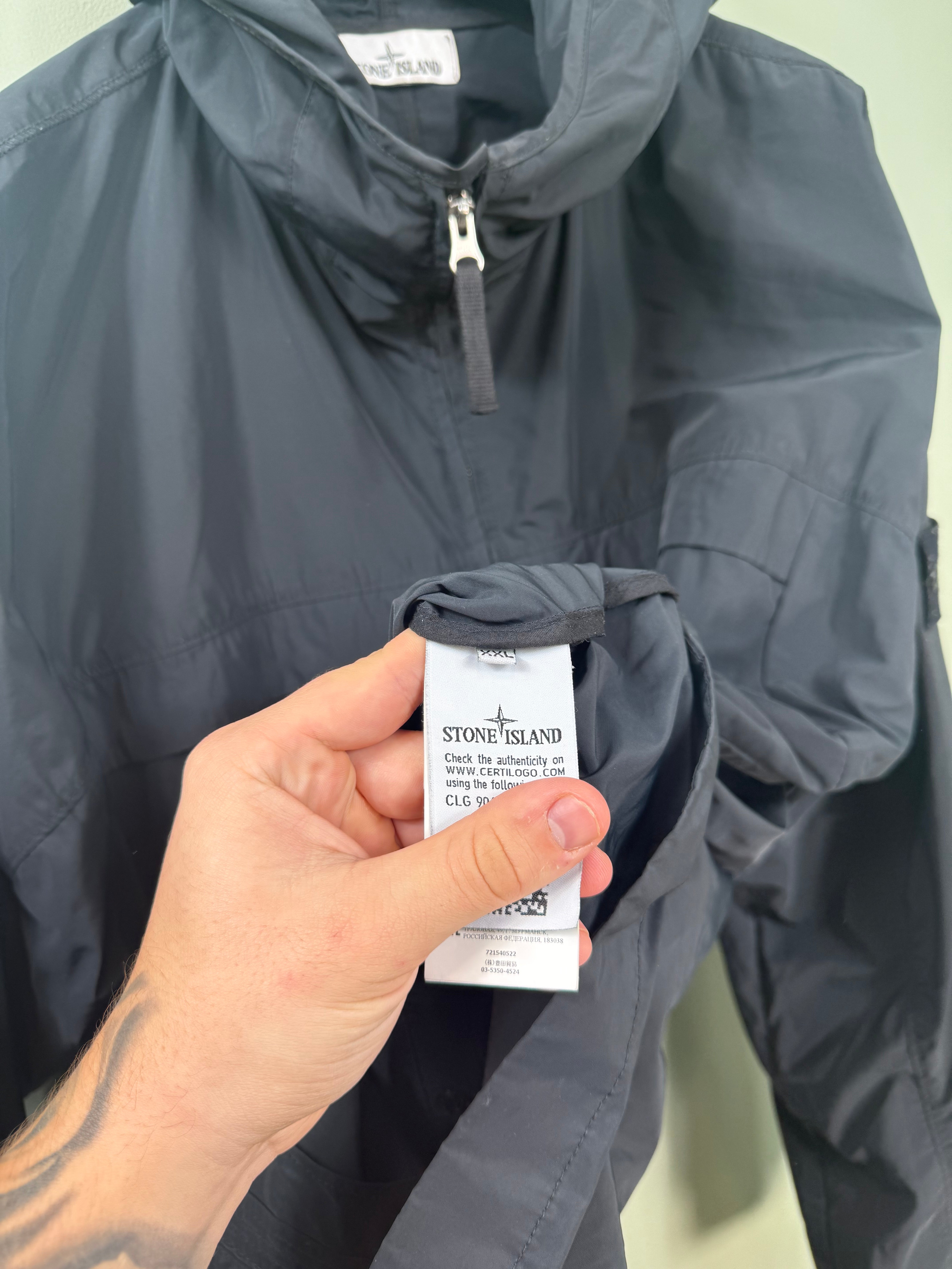 Stone Island Black Micro Reps Jacket