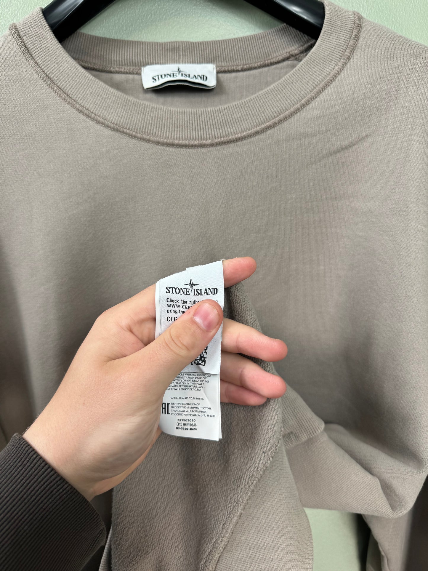 Stone Island Grey Jumper
