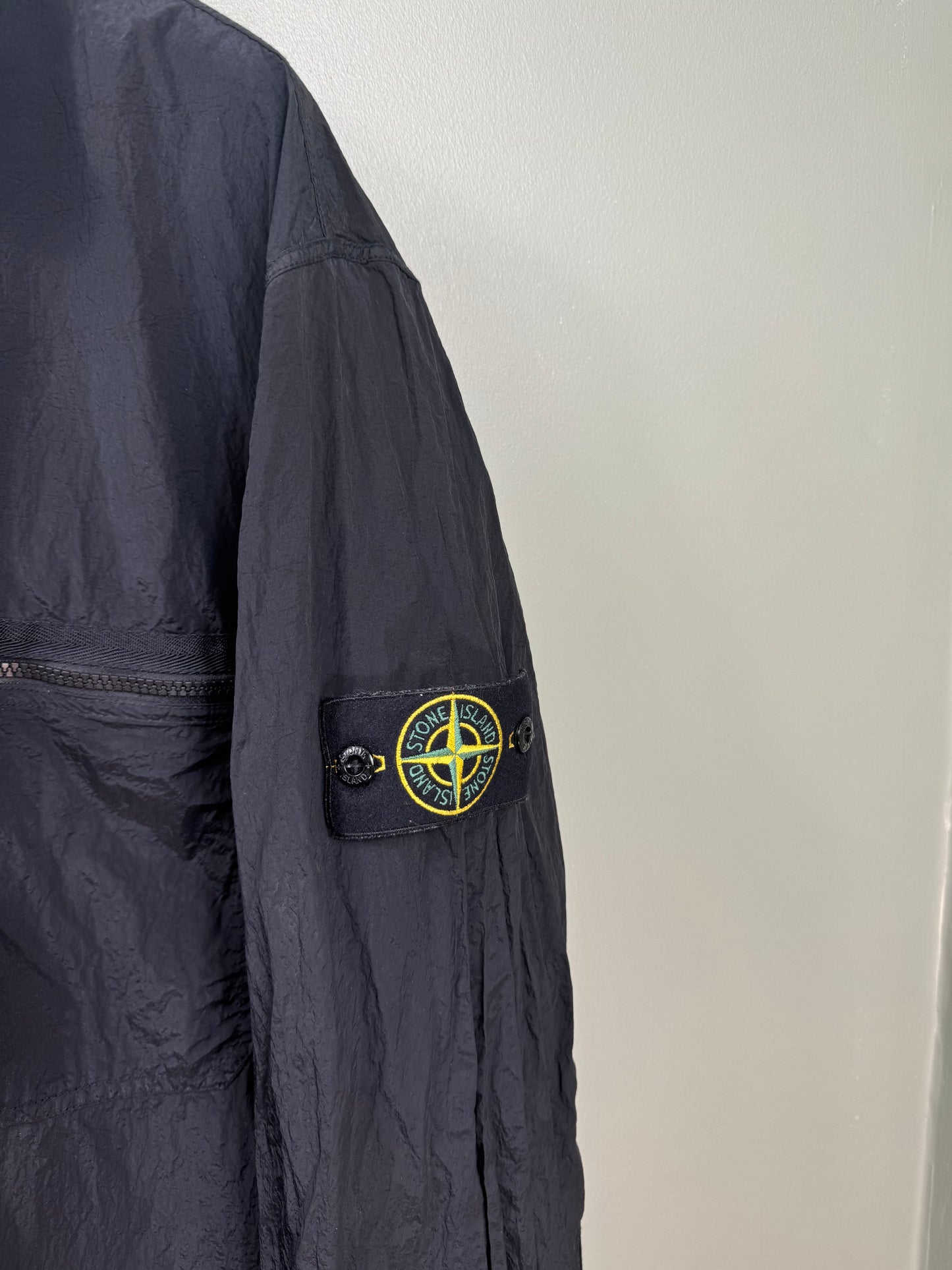 Stone Island Black Nylon Metal Overshirt