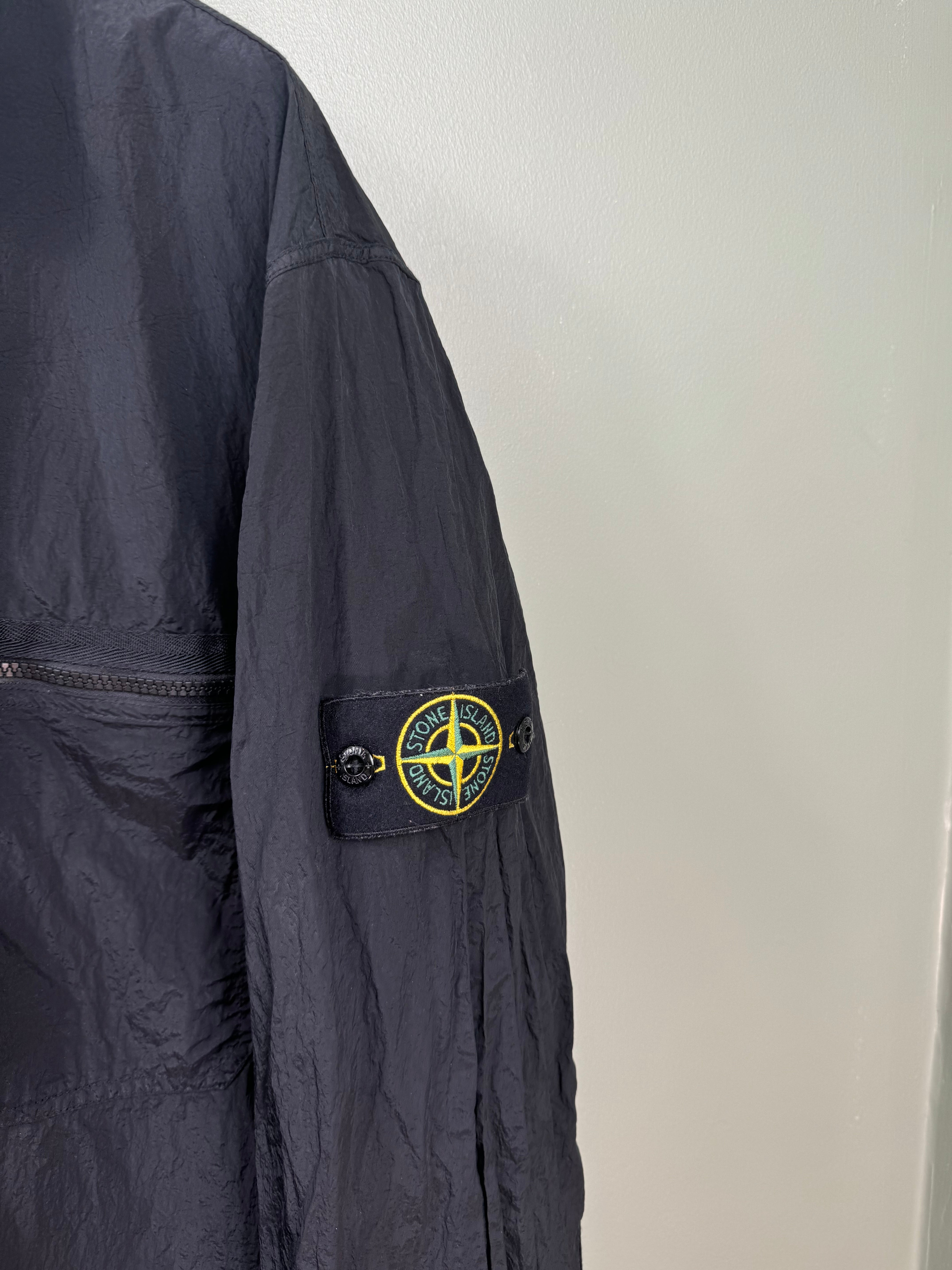 Stone Island Black Nylon Metal Overshirt