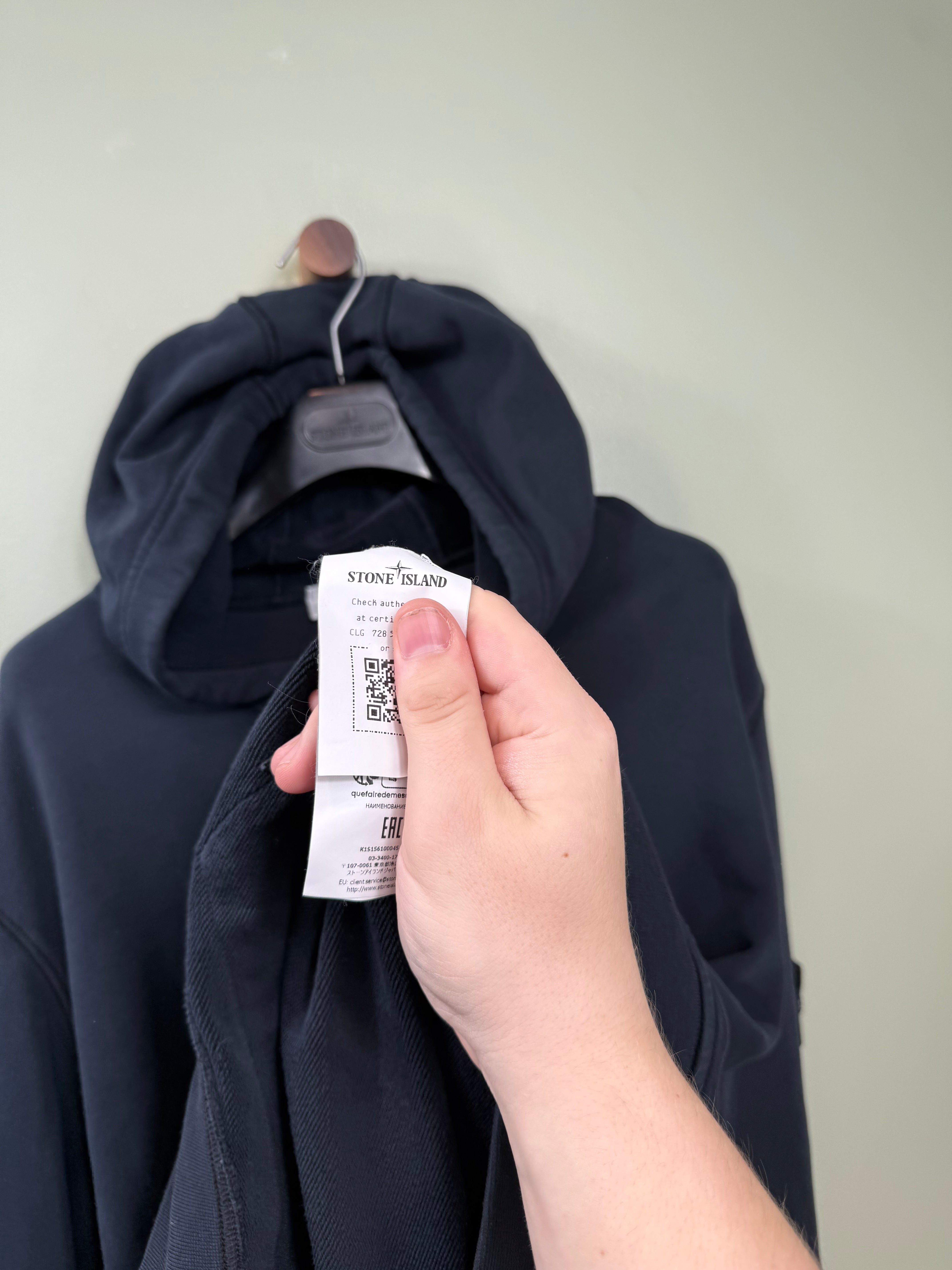 Stone Island Navy Hoodie