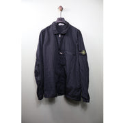 Stone Island Black Nylon Metal Overshirt