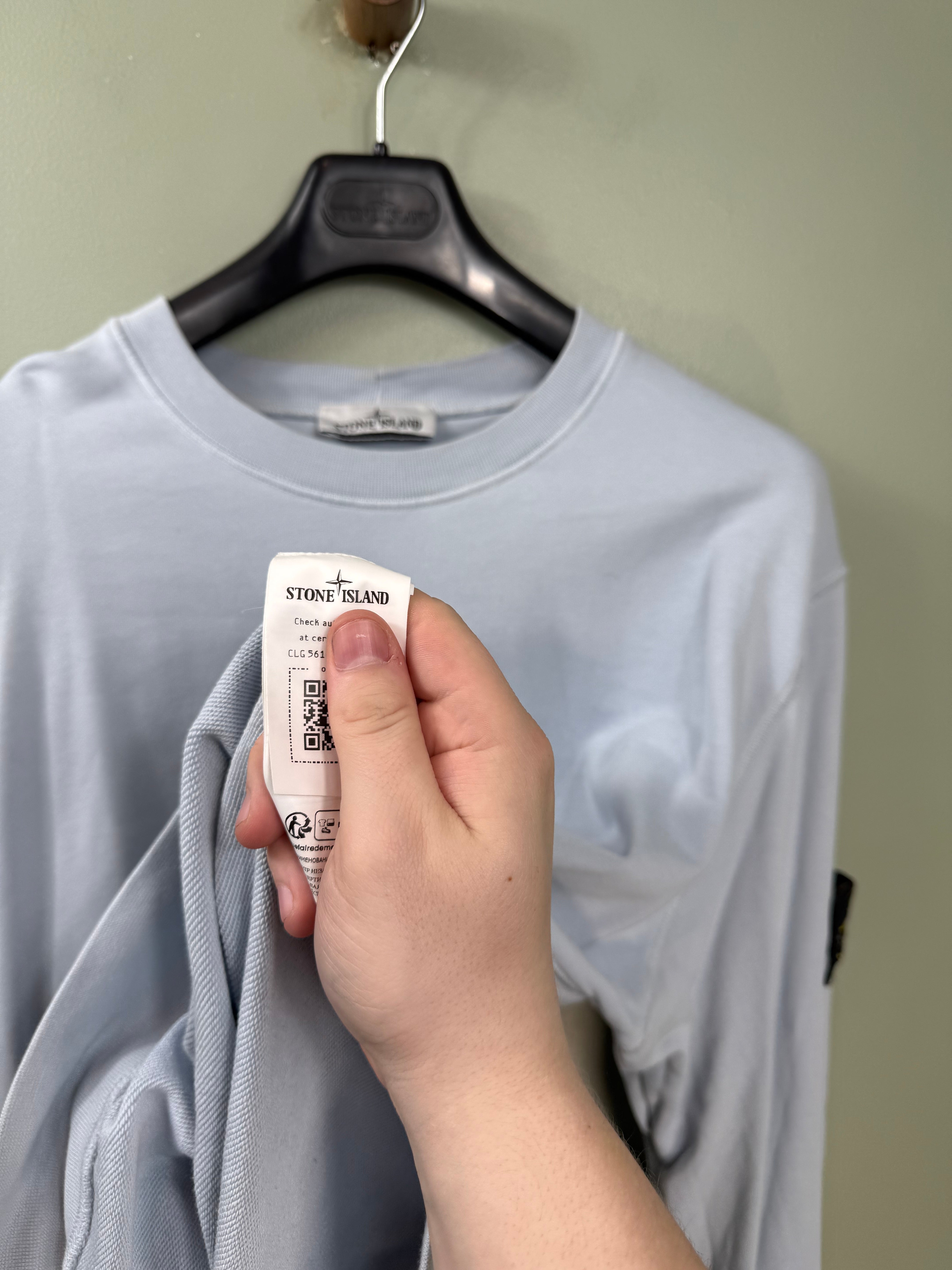 Stone Island Ice Blue Jumper