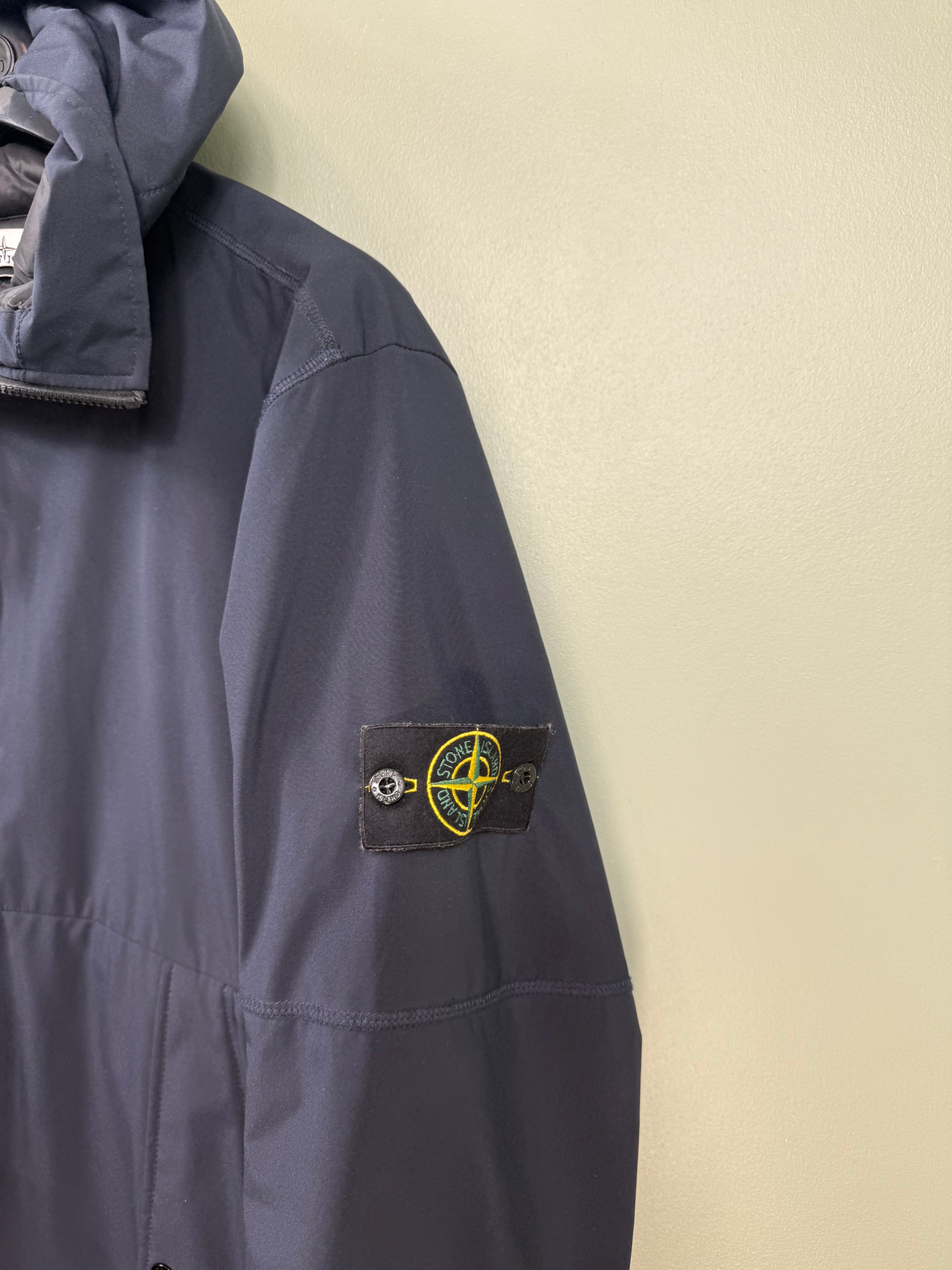 Stone Island Navy Soft Shell Primaloft Jacket