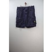 Stone Island Black CO Cargo Shorts