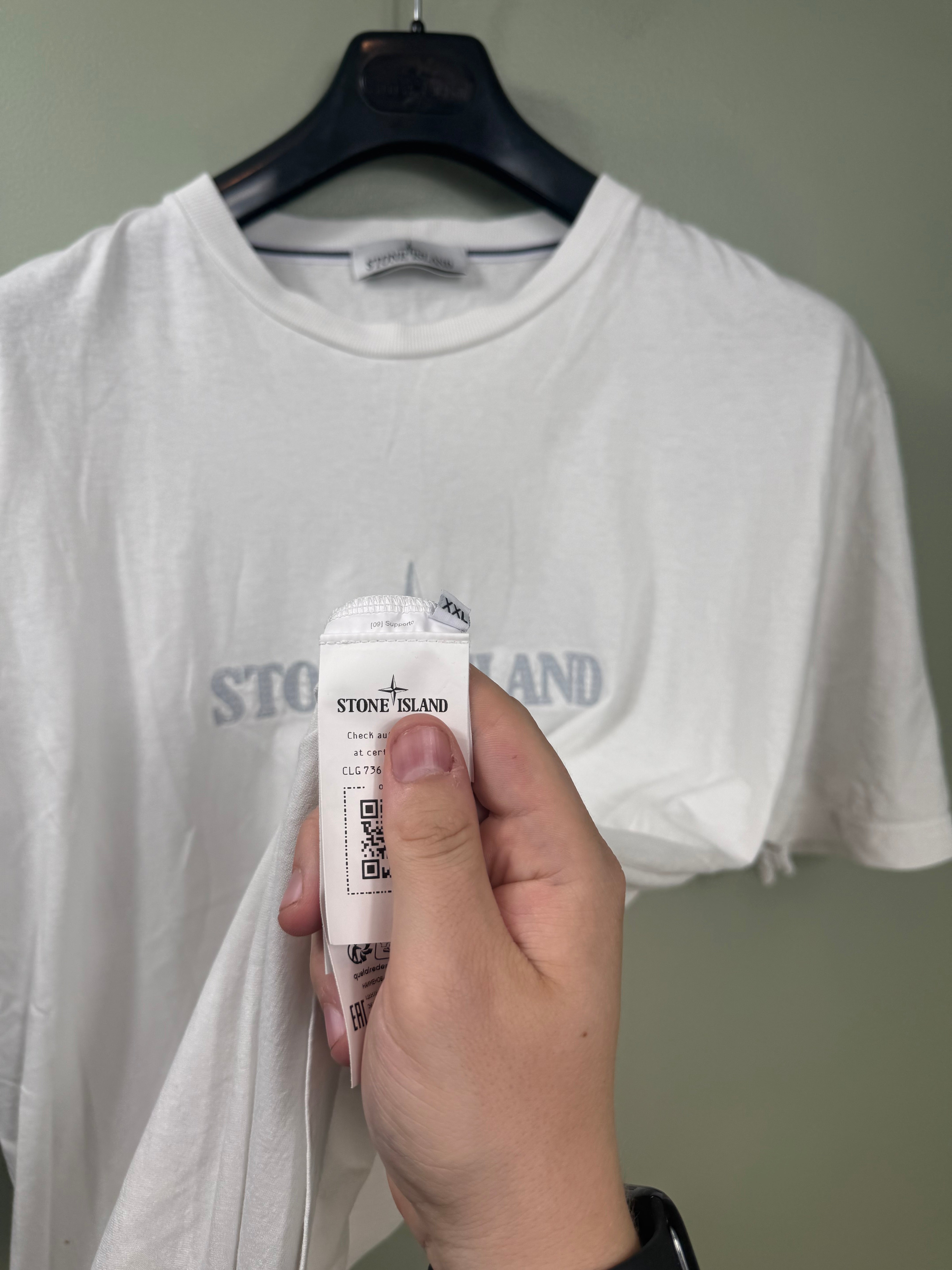 Stone Island White T-Shirt