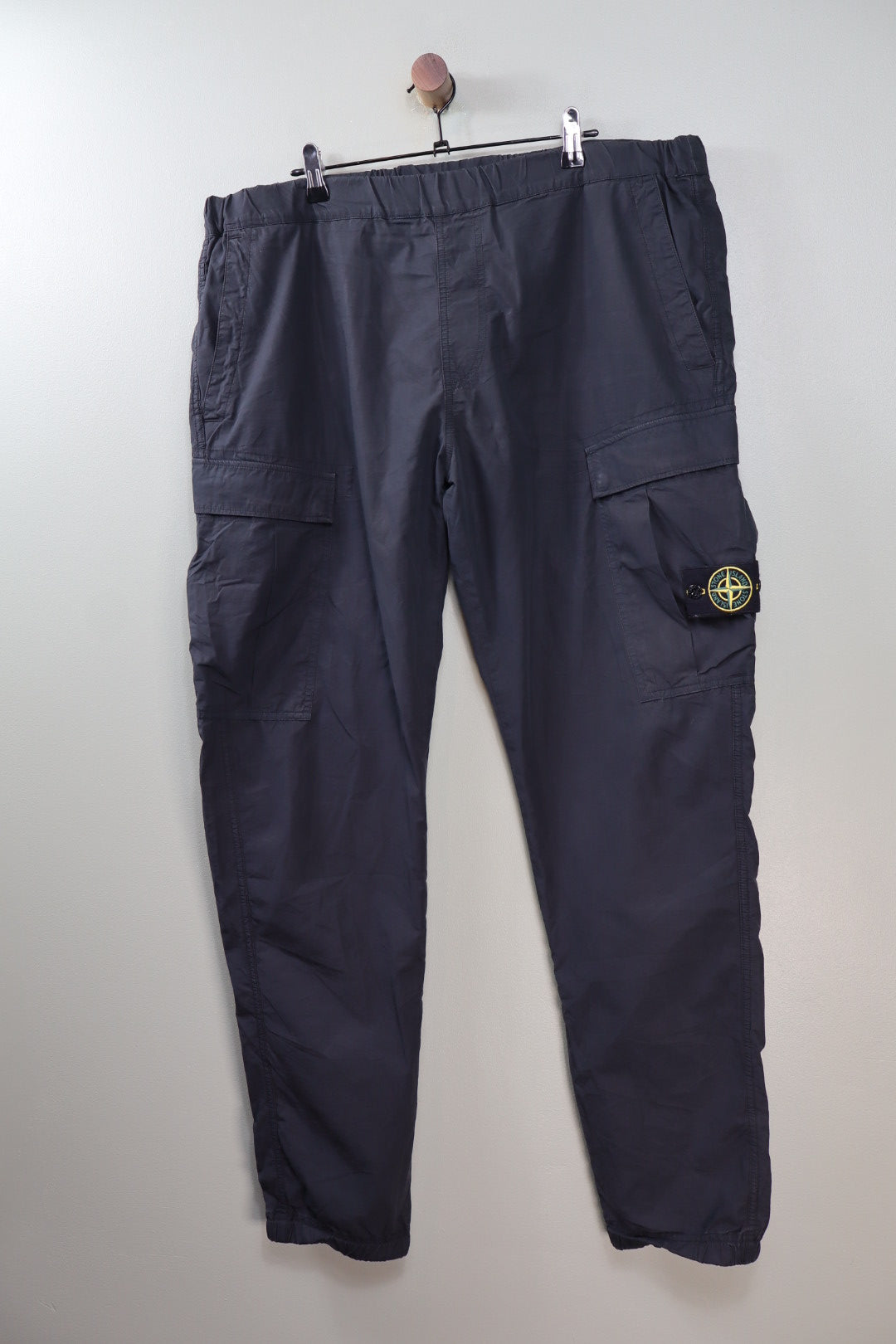 Stone Island Black RE-T Cargo Bottoms