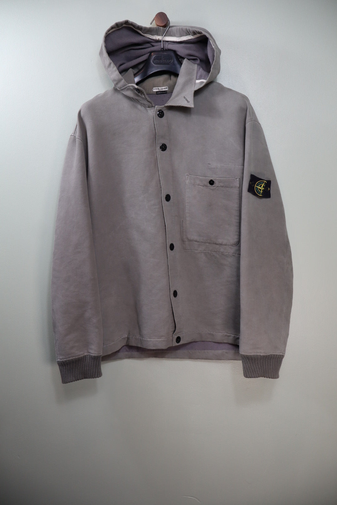 Stone Island Grey Mole Skin Jacket