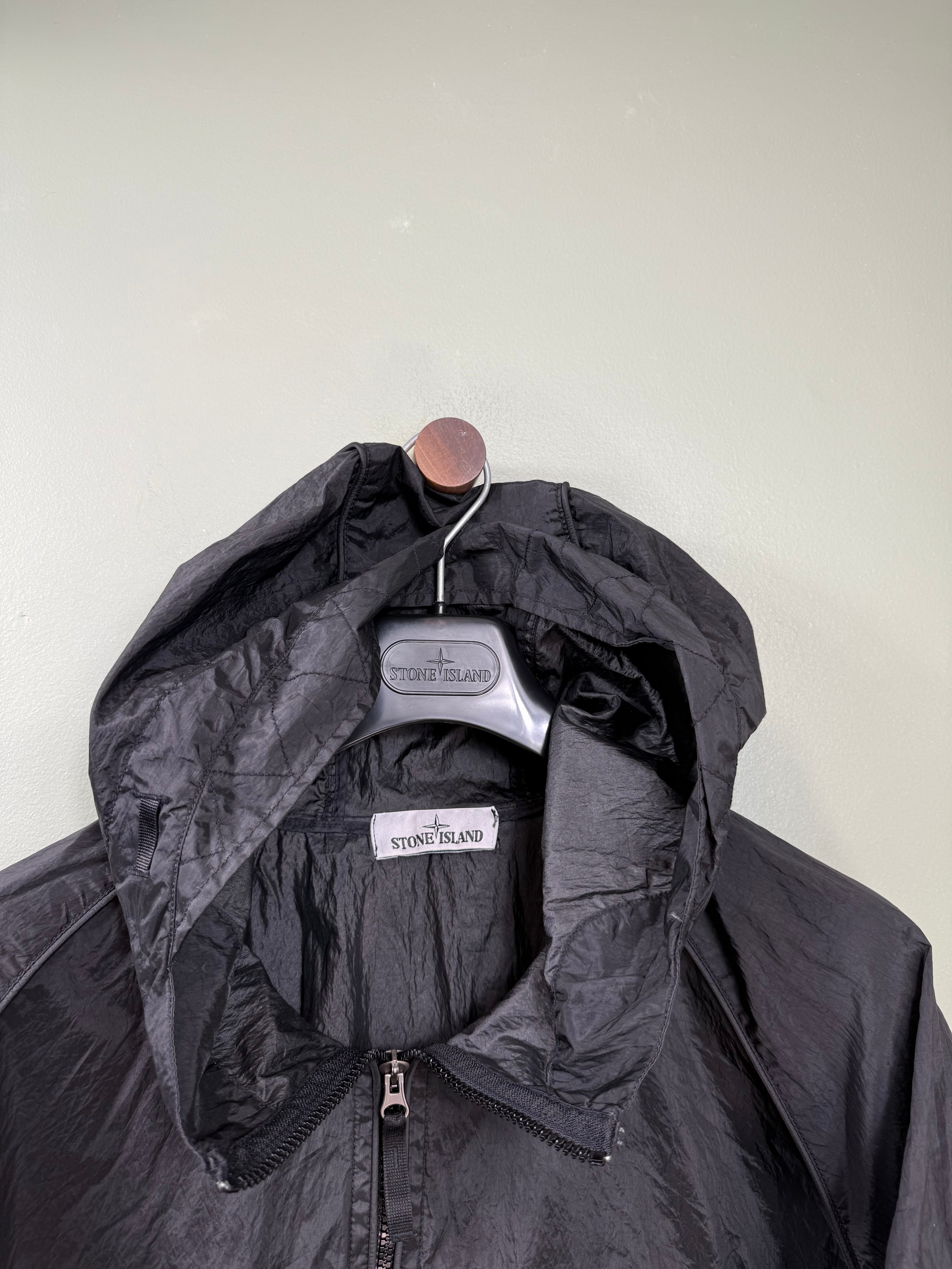 Stone Island Black Nylon Metal Watro Smock