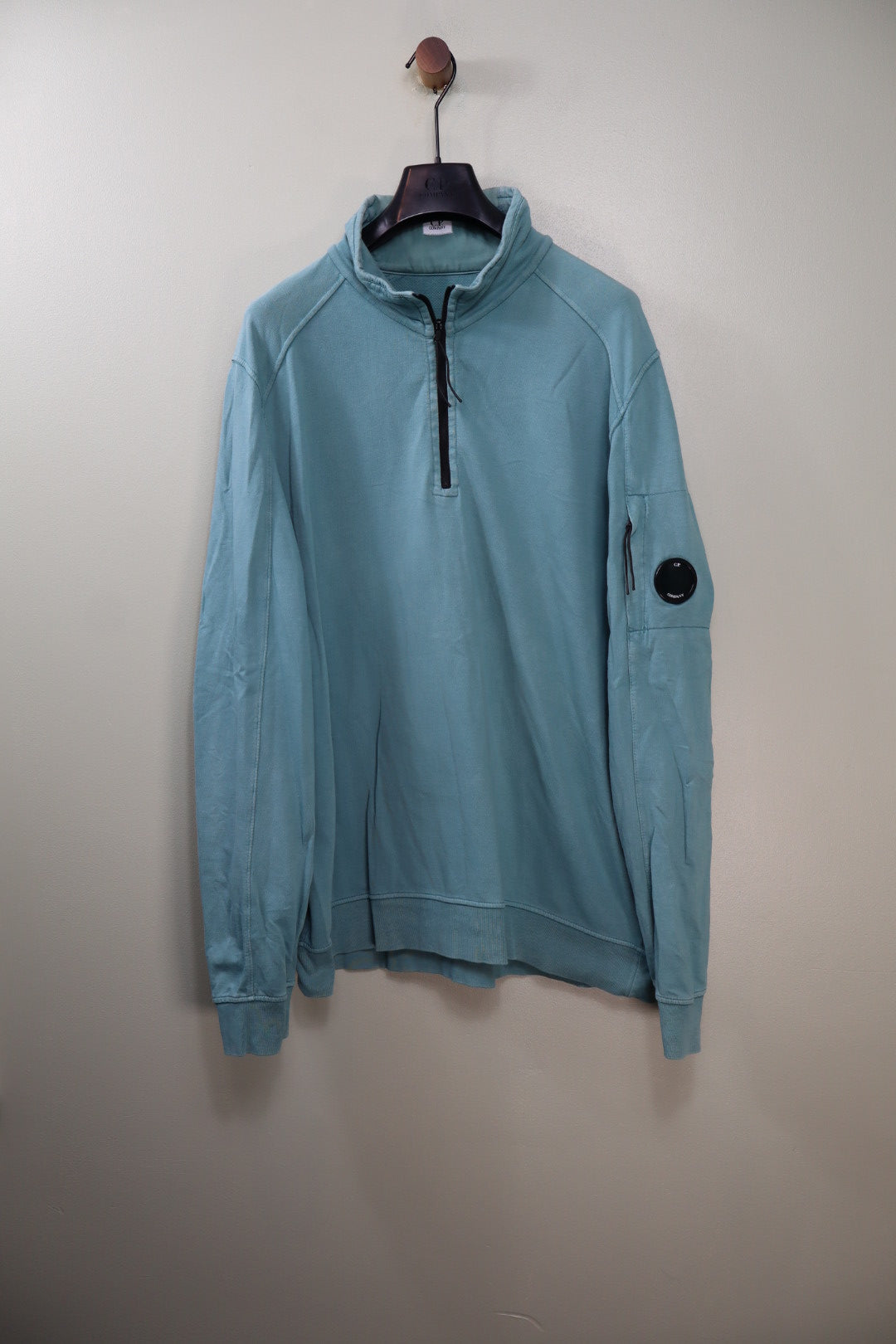 C.P. Company Blue 1/4 Zip Jumper