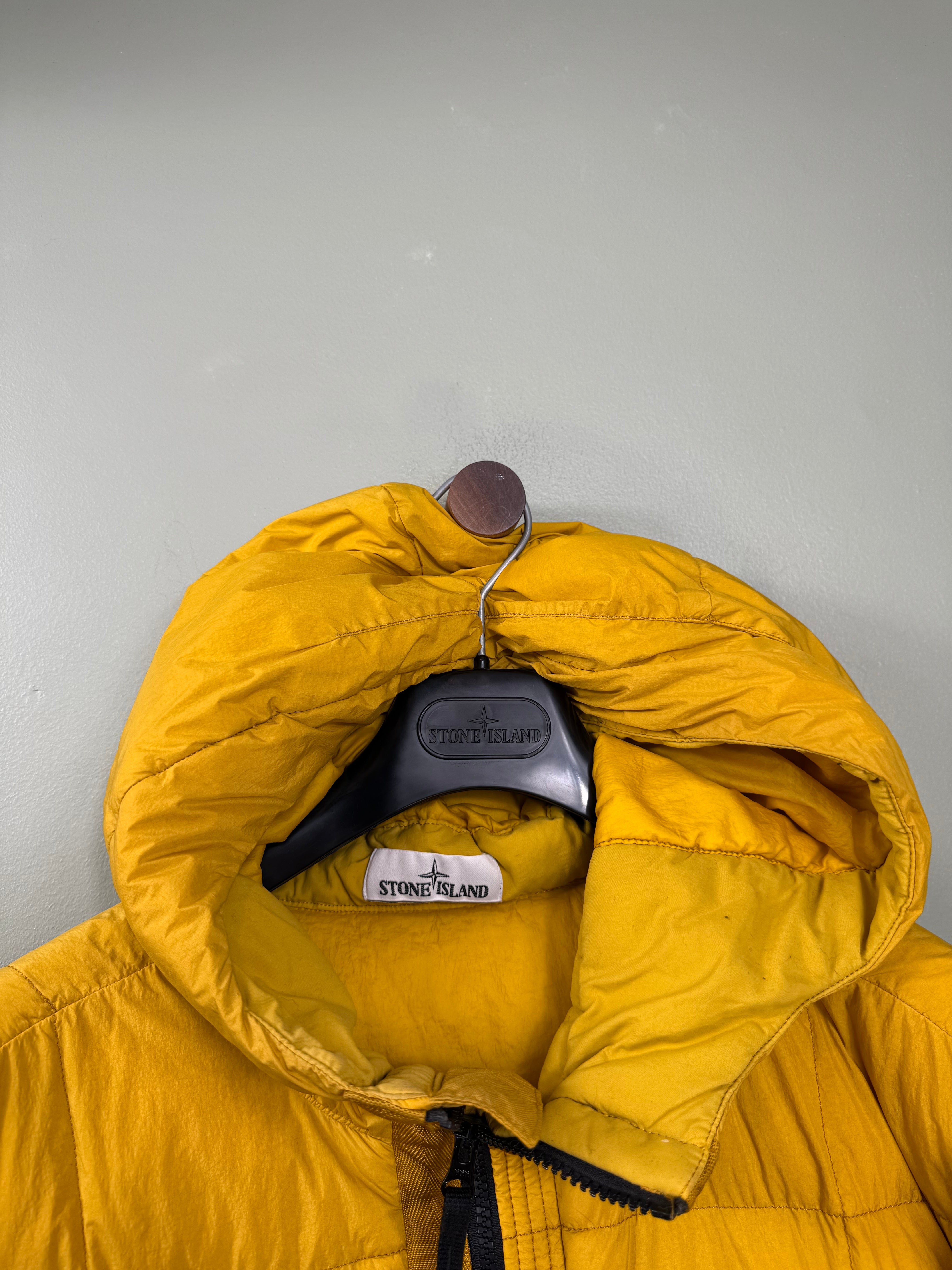 Stone Island Yellow Crinkle Reps Jacket