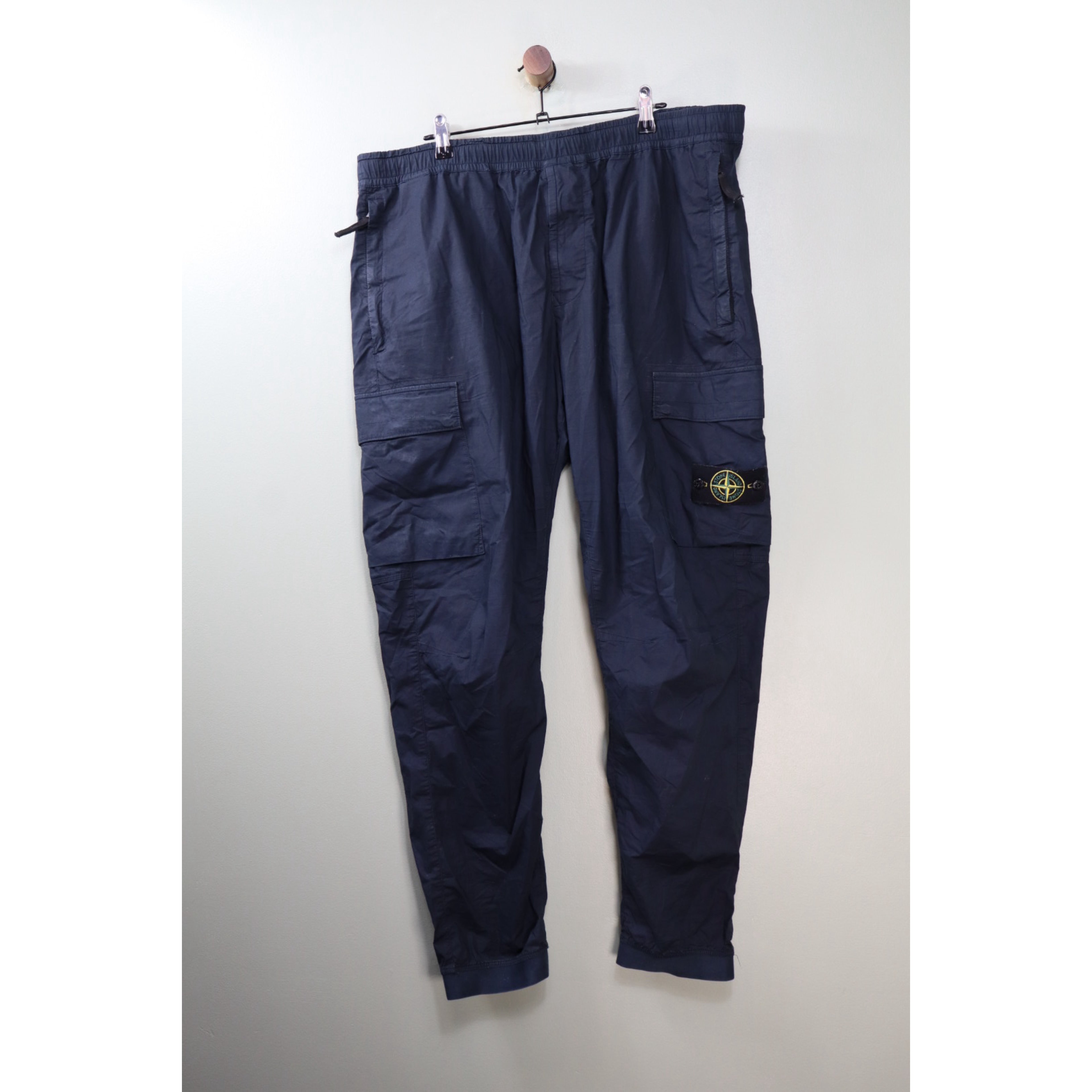 Stone Island Navy RE-T Cargo Bottoms