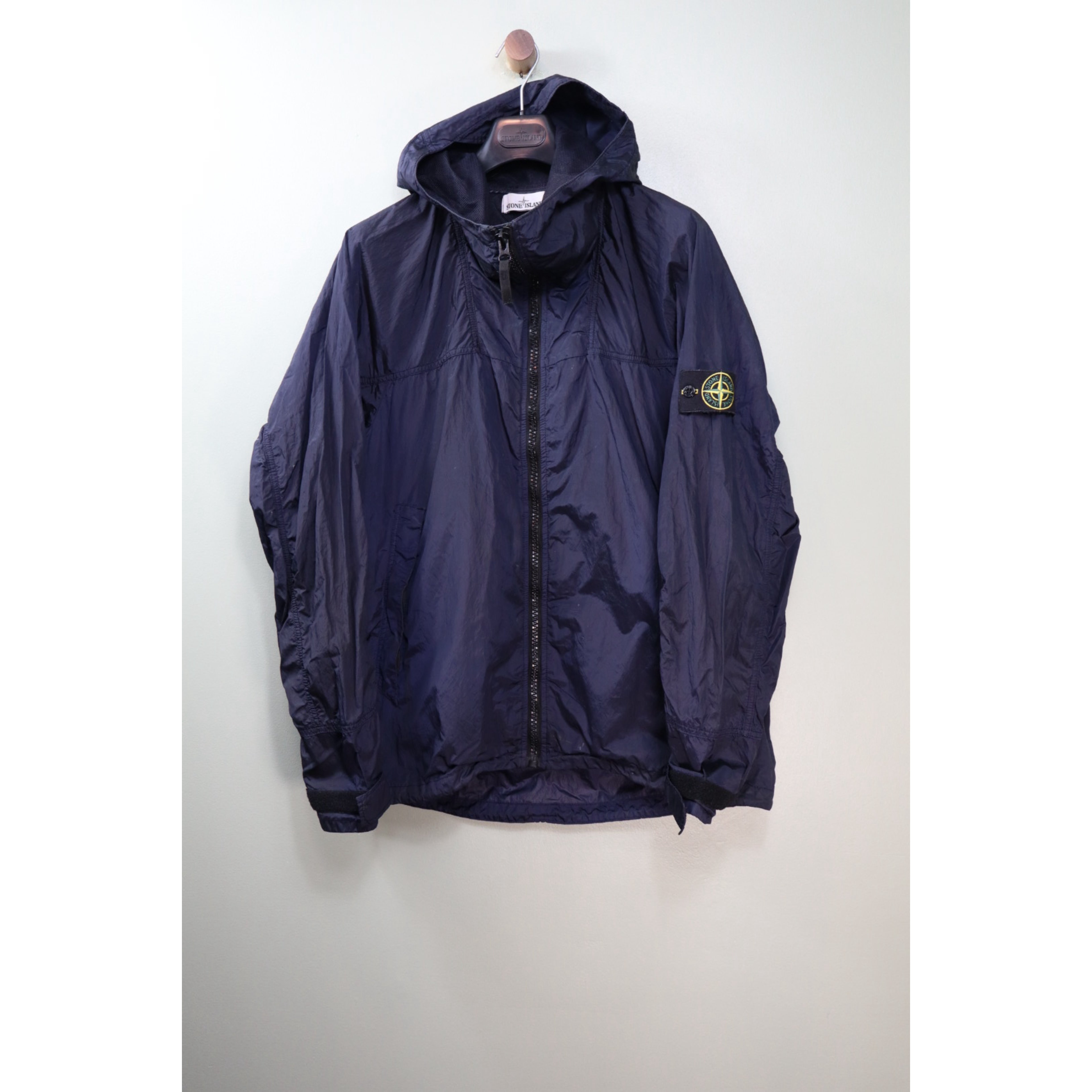 Stone Island Navy Nylon Metal Watro Jacket