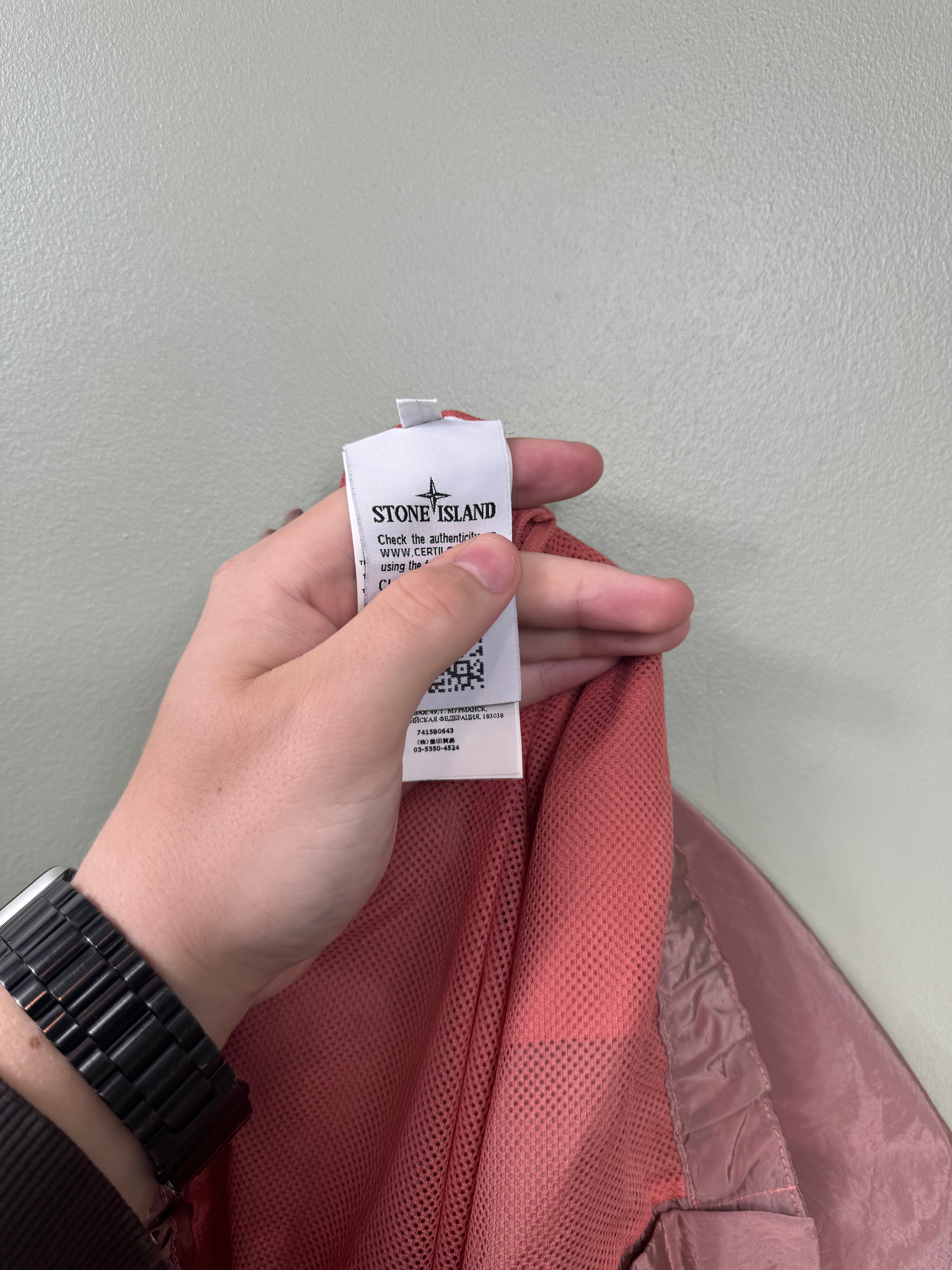 Stone Island Pink Nylon Metal Shorts