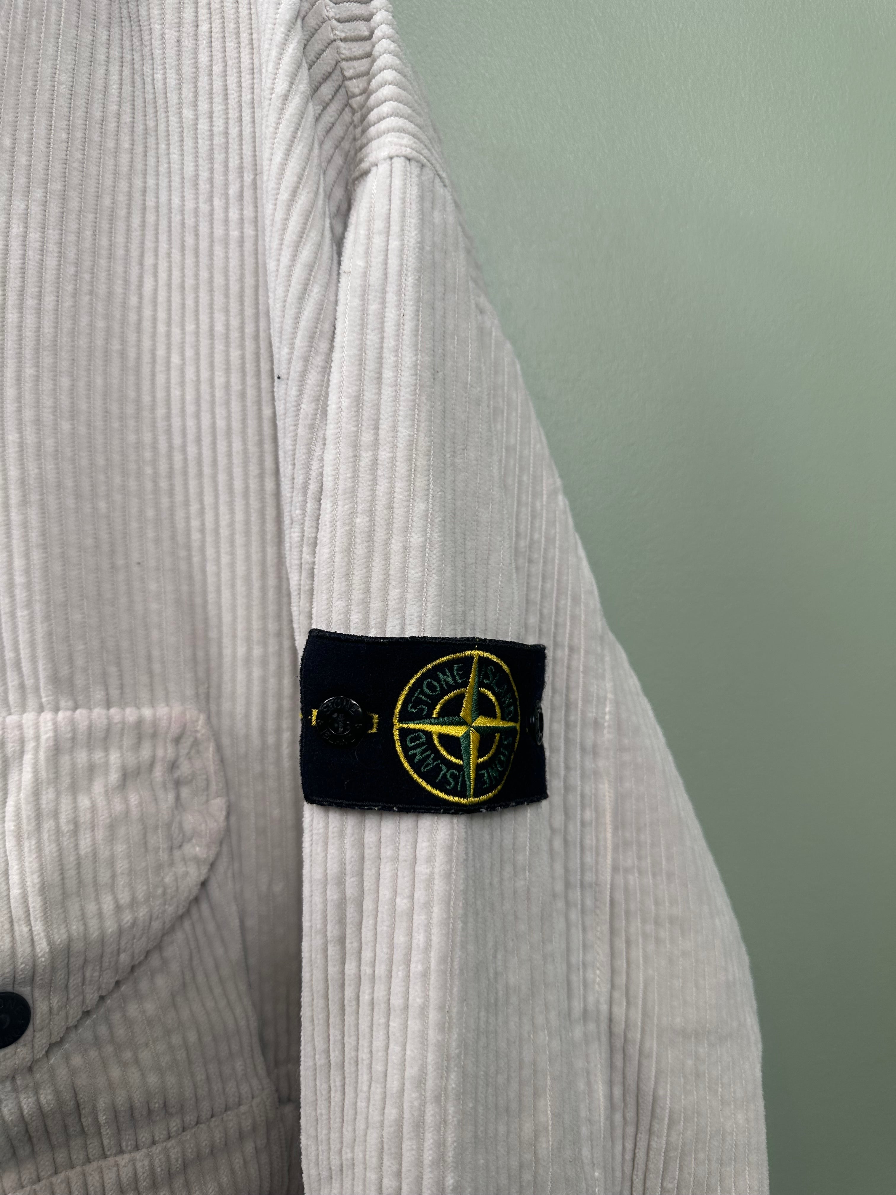 Stone Island Beige Corduroy Smock