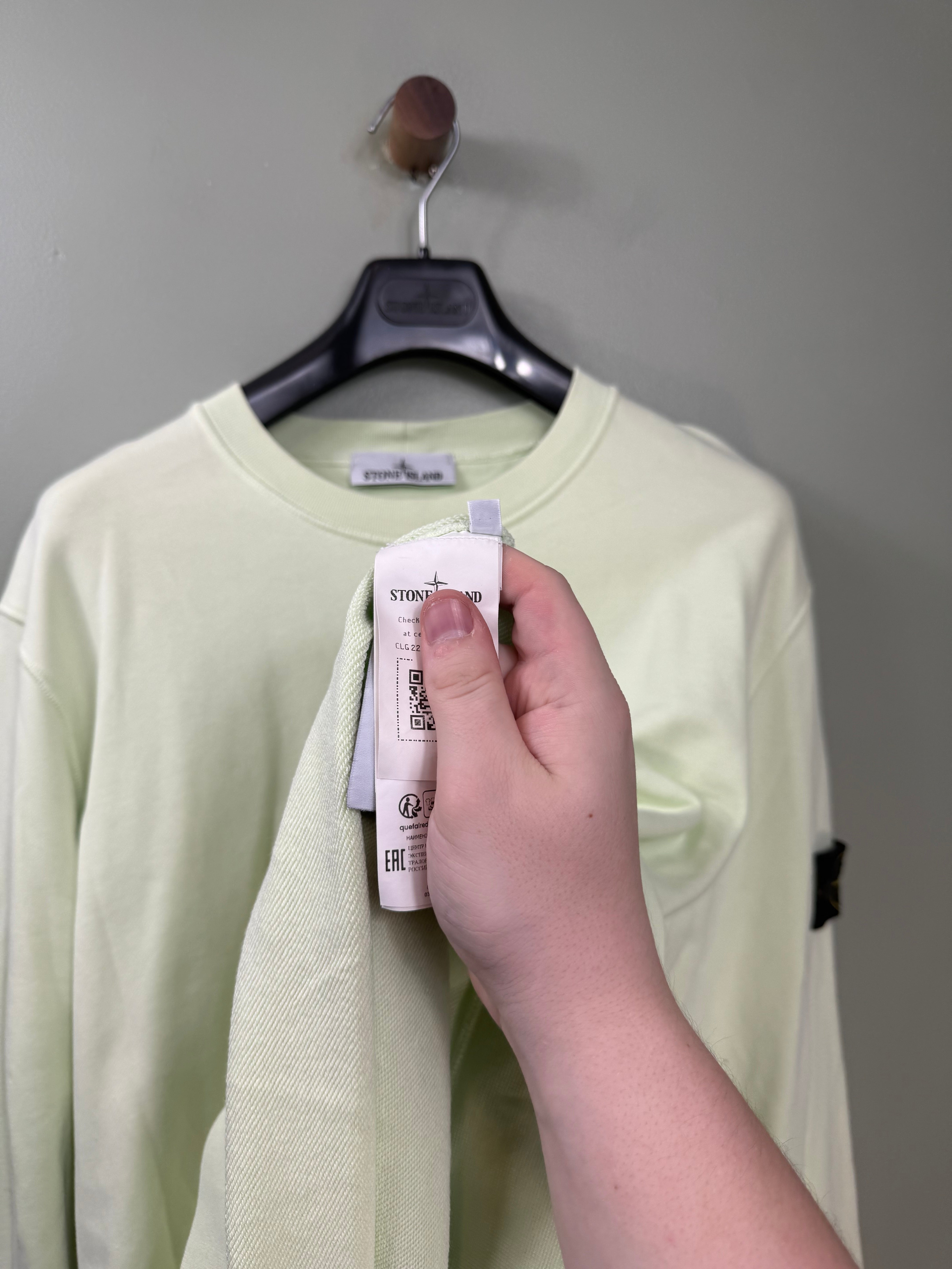 Stone Island Pastel Green Jumper