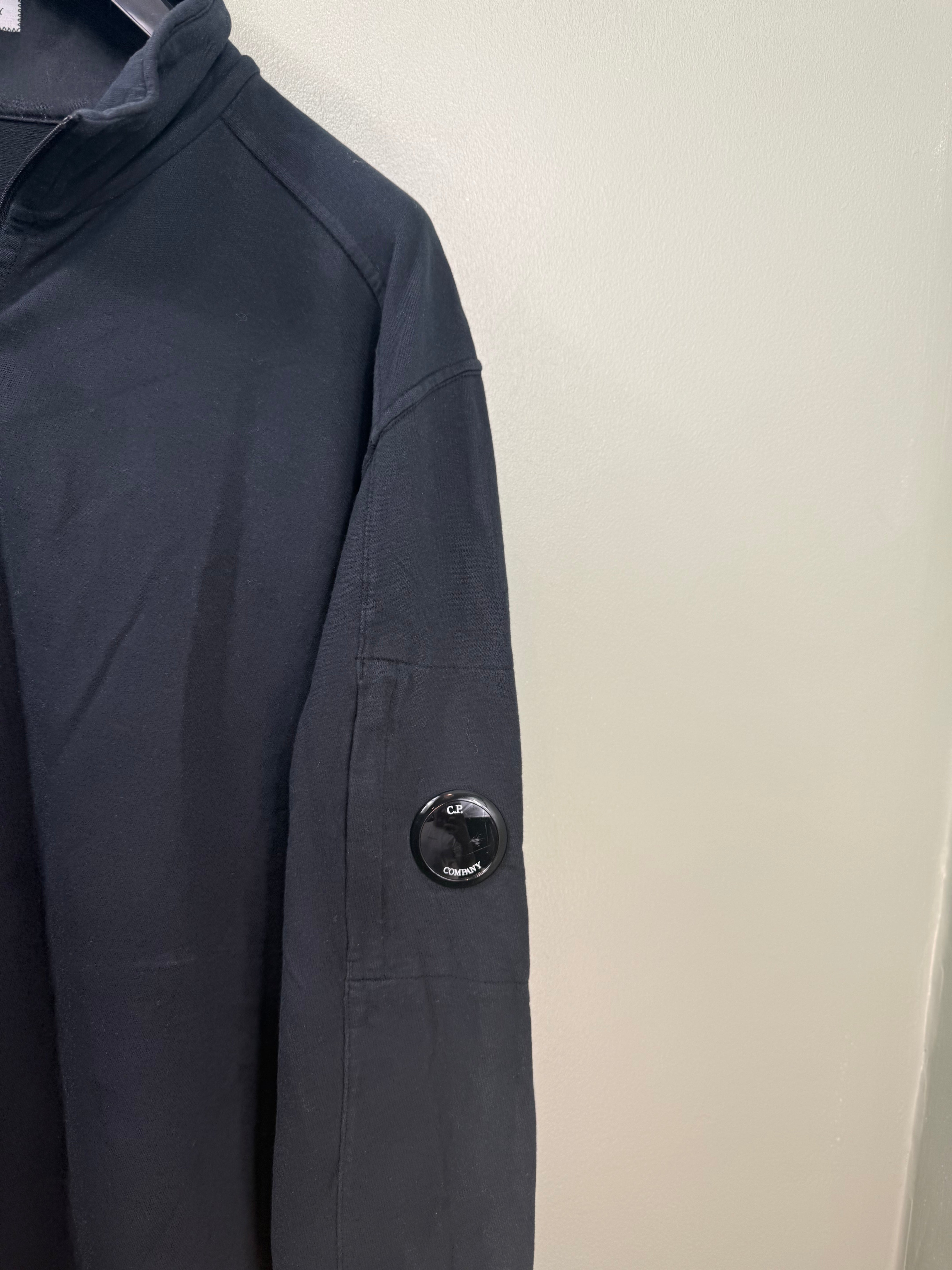 C.P. Company Black 1/4 Zip Jumper