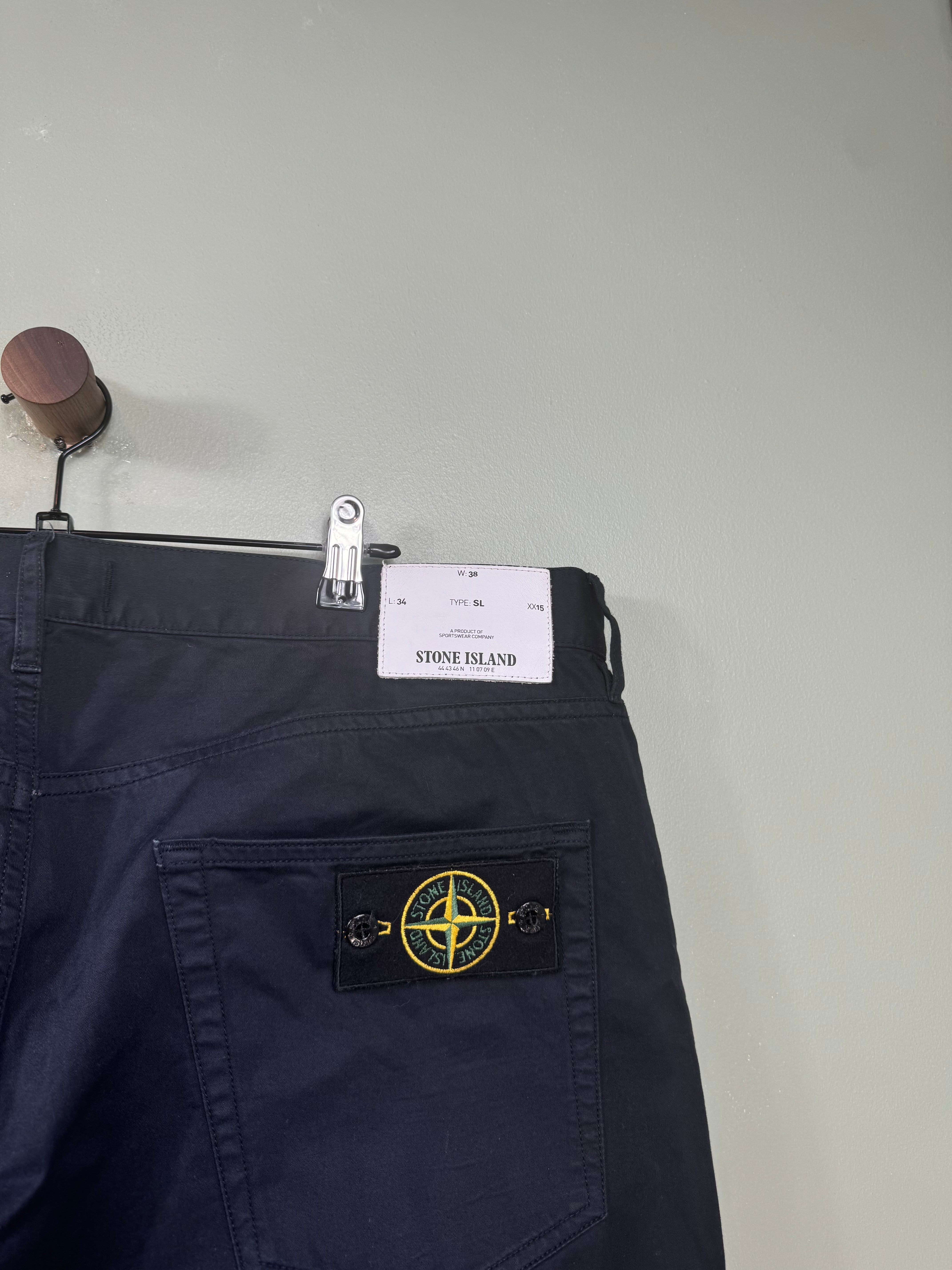 Stone Island Black SL Chinos