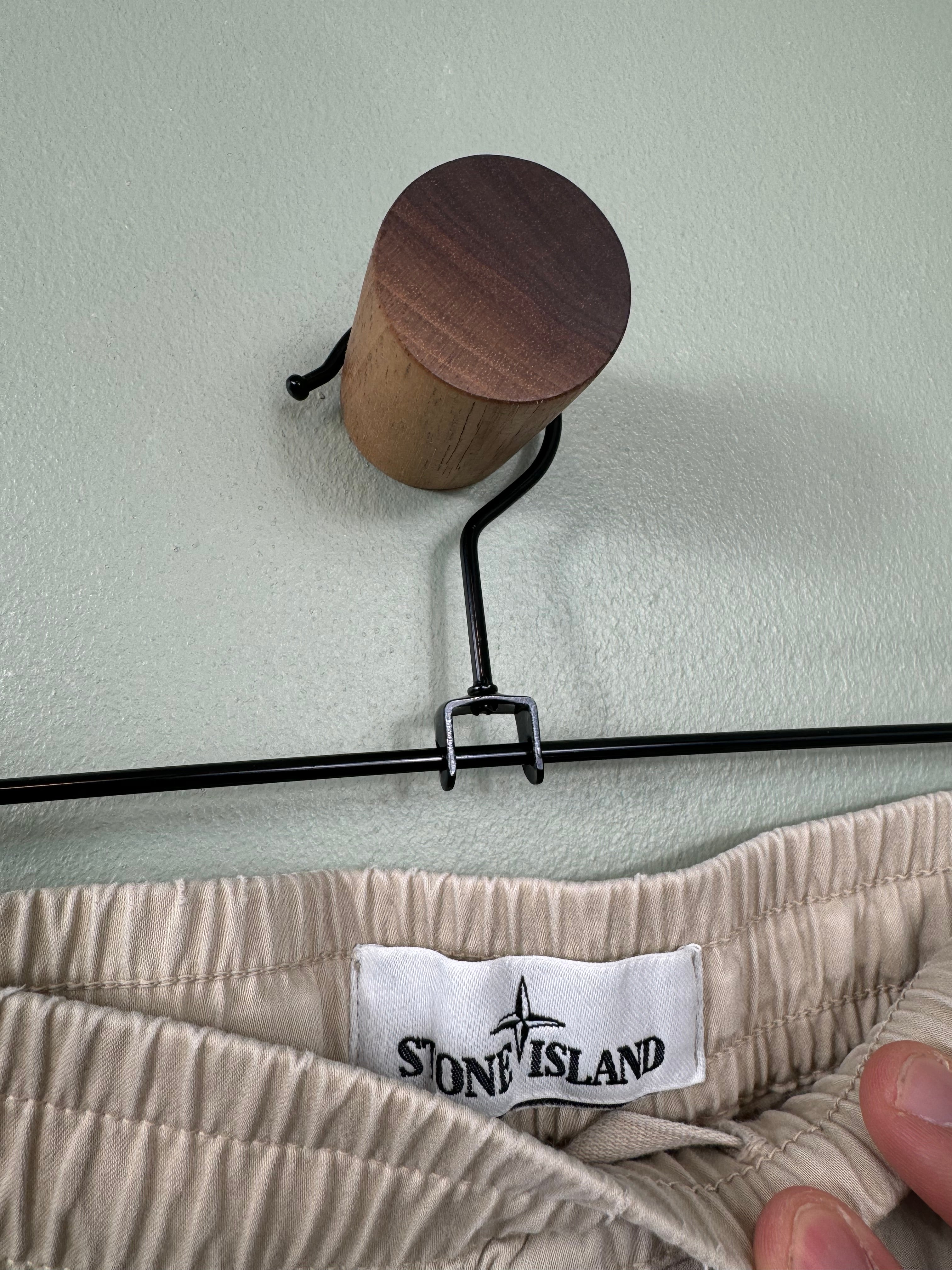 Stone Island Beige RE-T Cargo Bottoms
