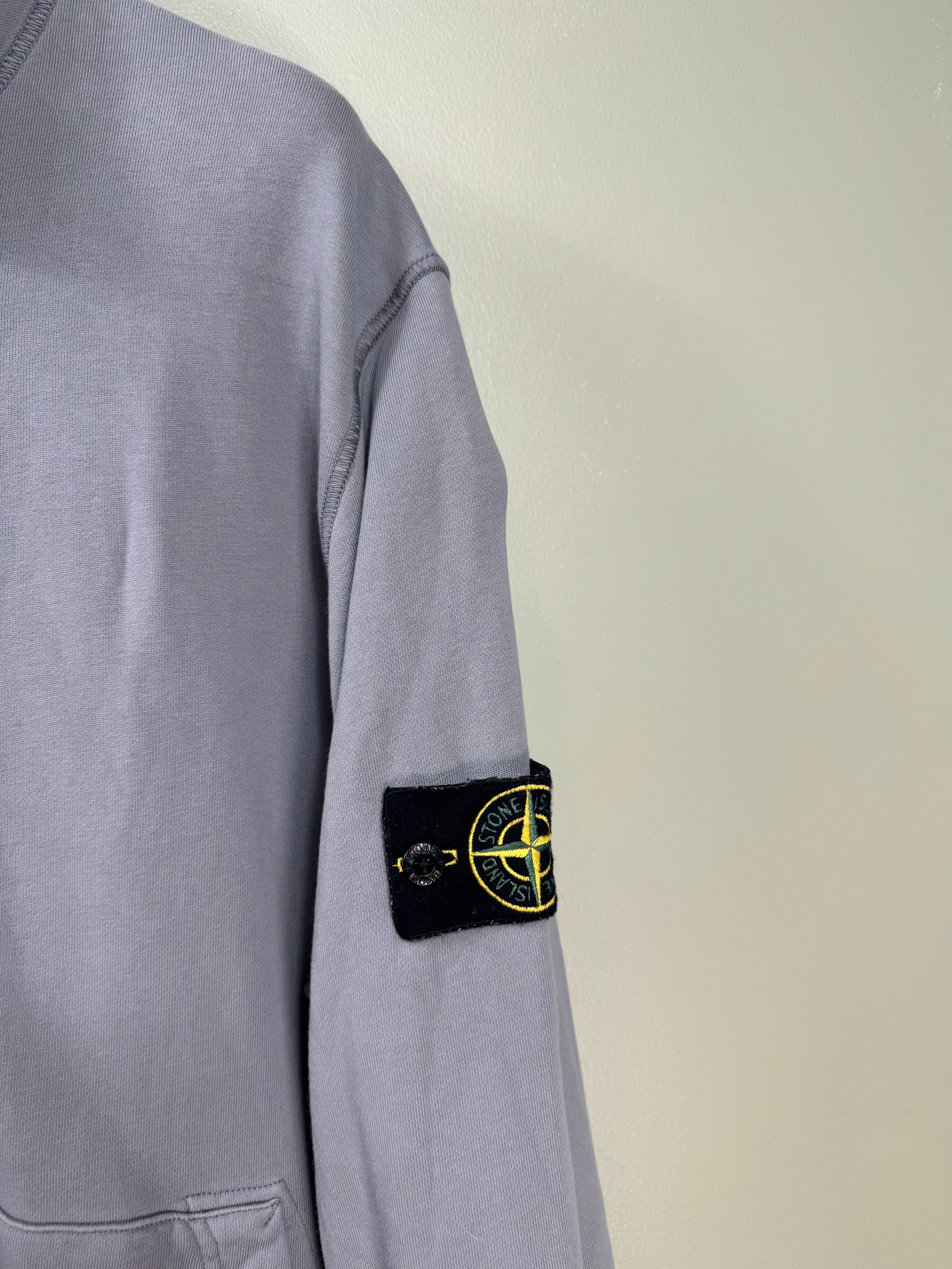 Stone Island Grey Full Zip Jumper