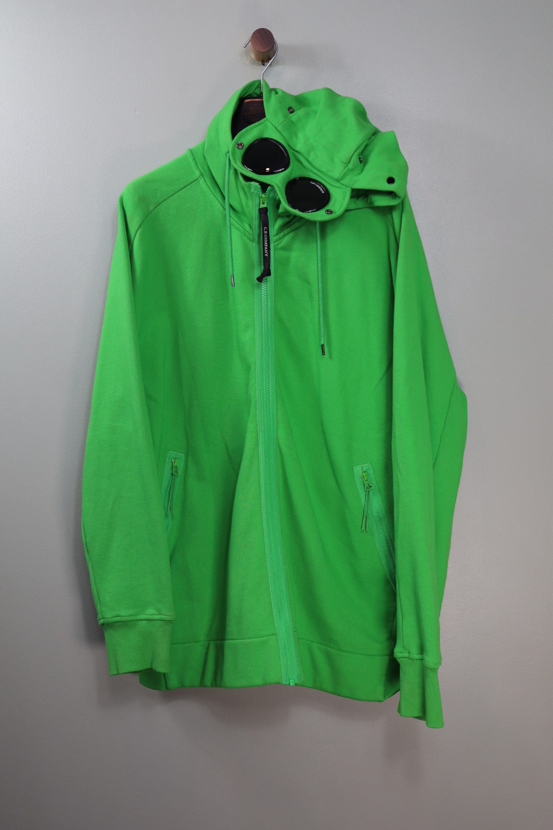 C.P. Company Green Goggle Hoodie