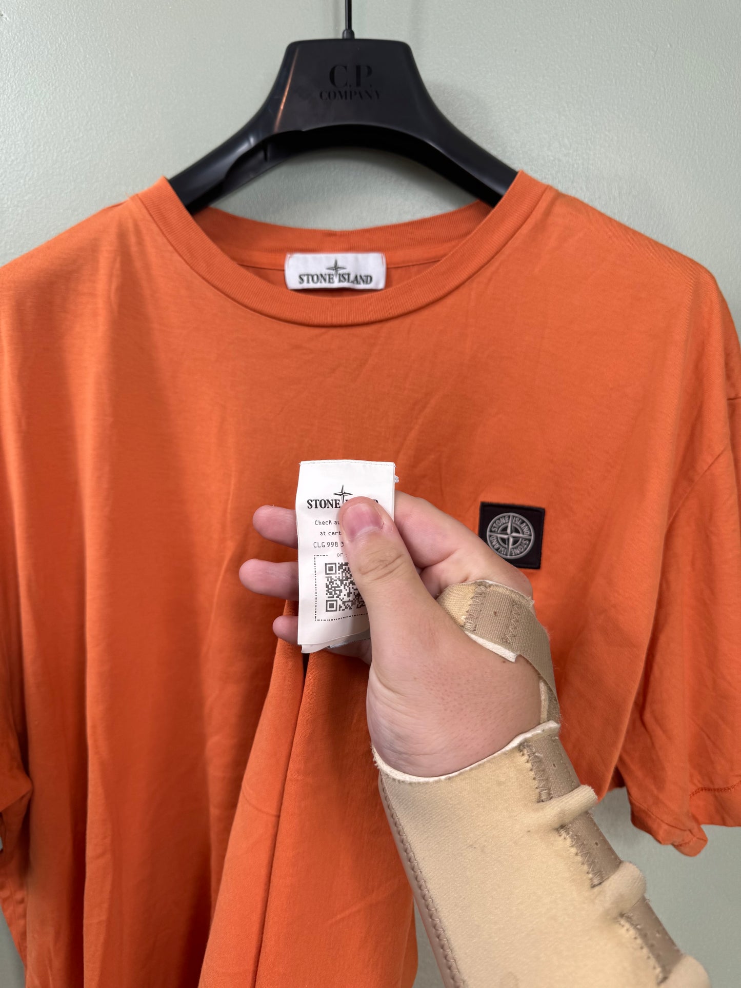 Stone Island Orange Tee
