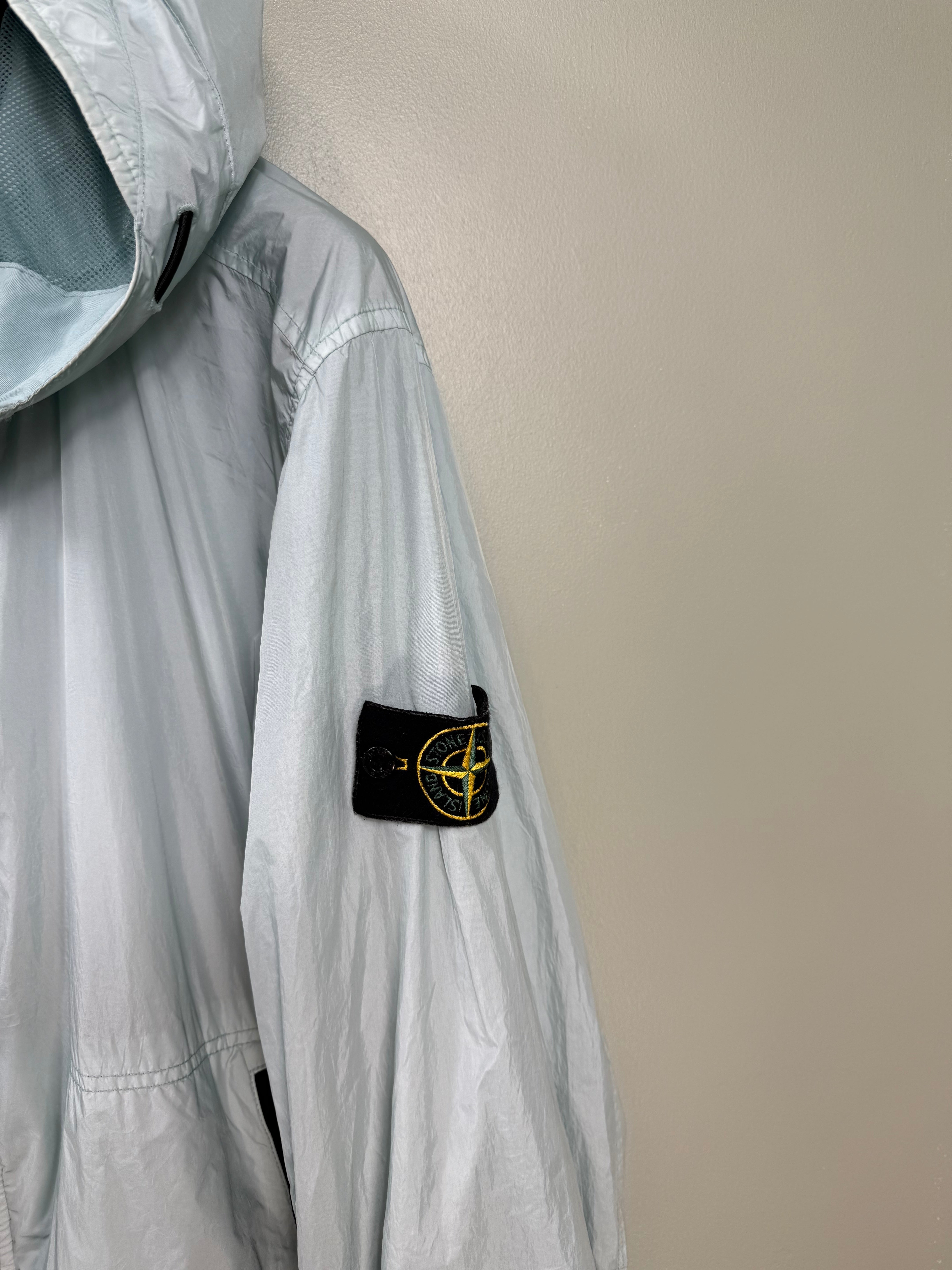 Stone Island Ice Blue Crinkle Reps Jacket