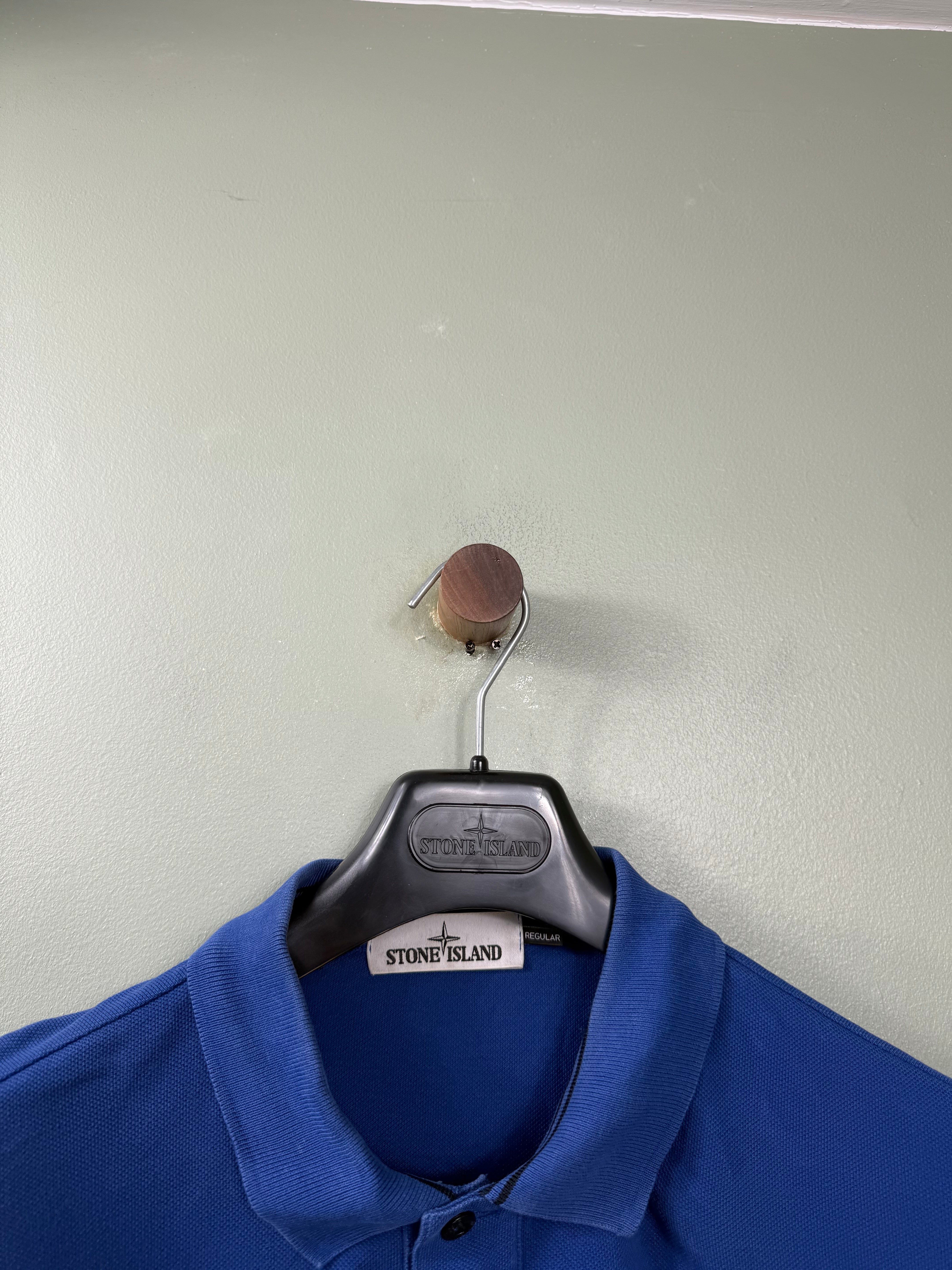 Stone Island Blue Regular Fit Polo