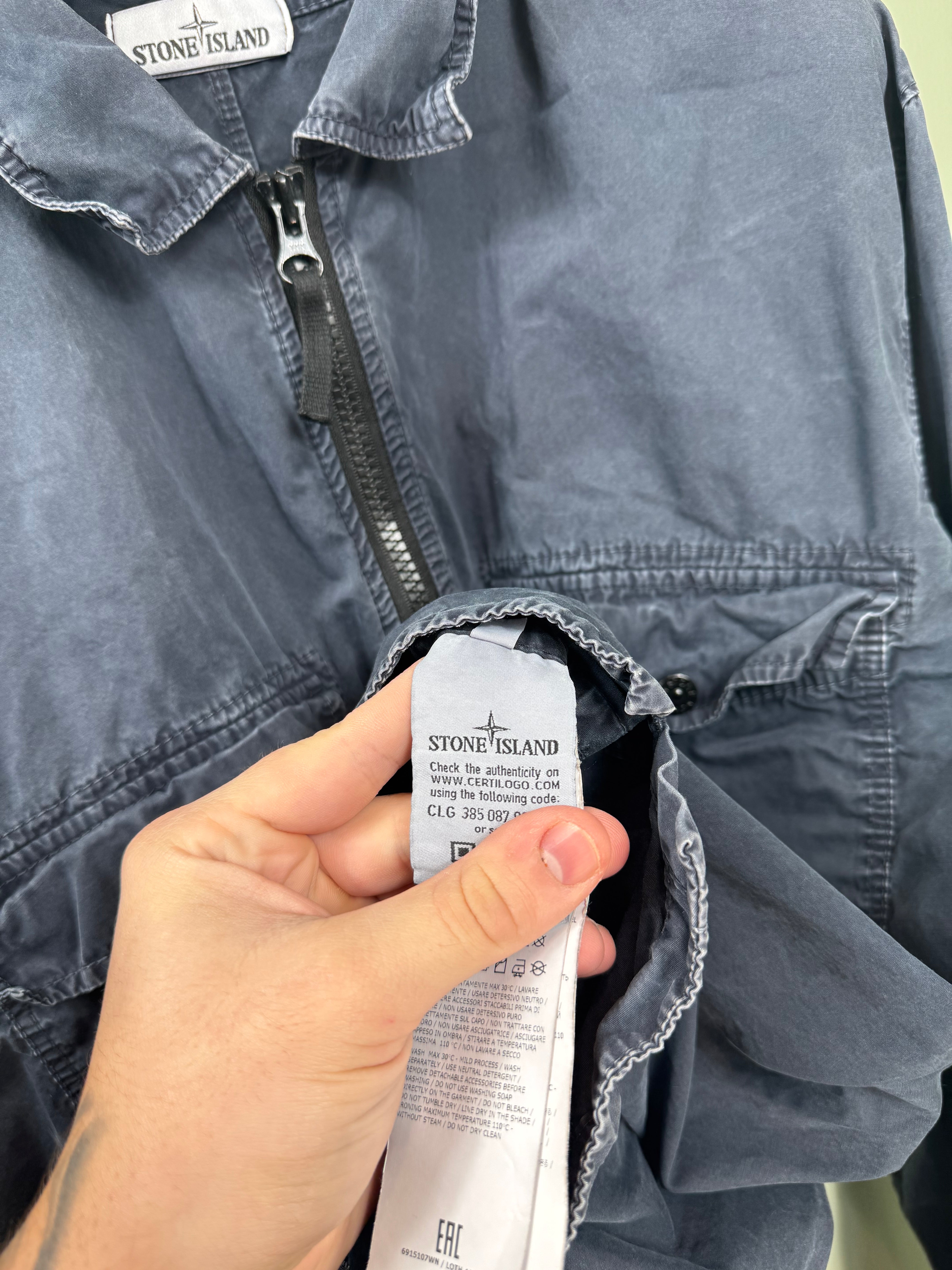 Stone Island Navy Overshirt