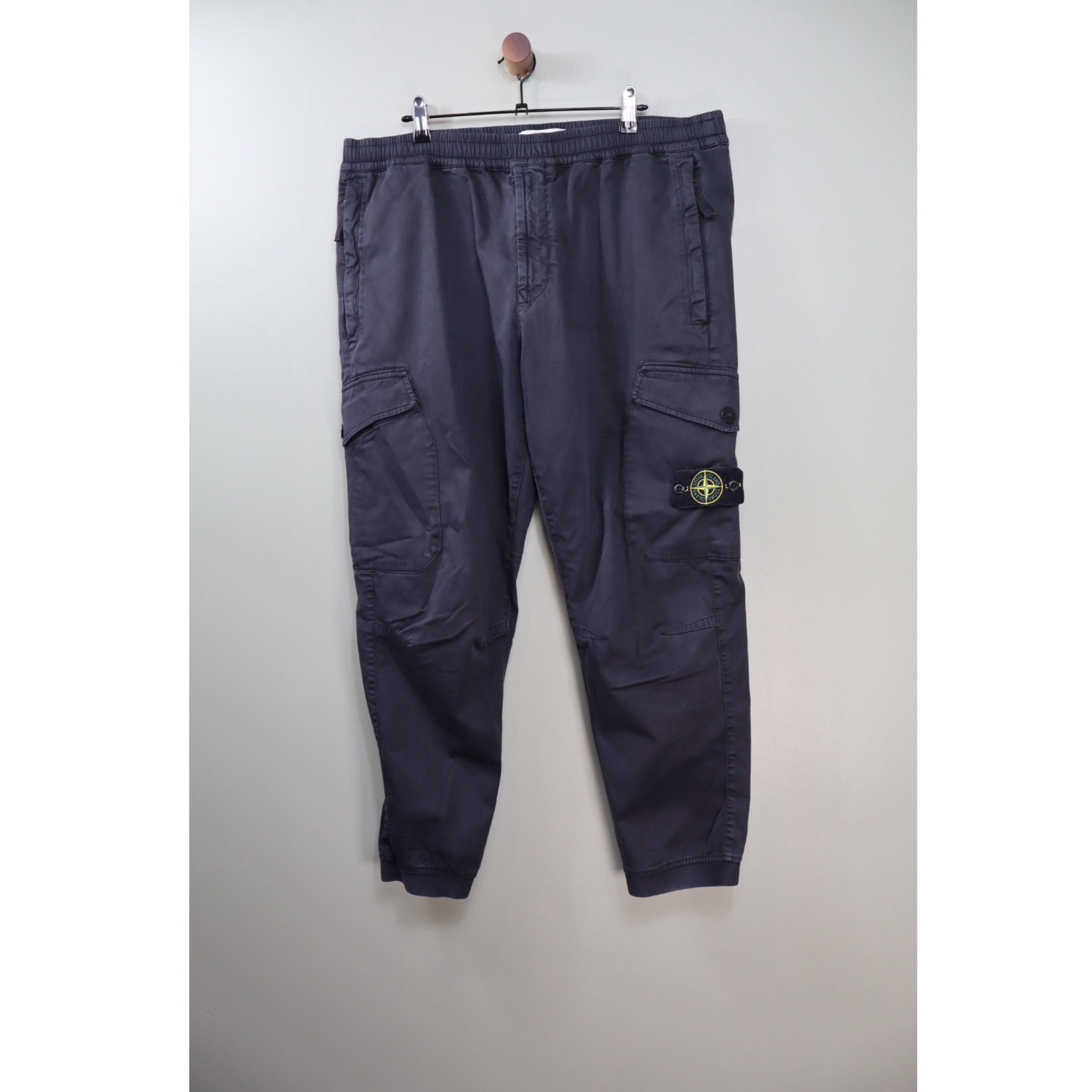Stone Island Black RE-T Cargo Bottoms