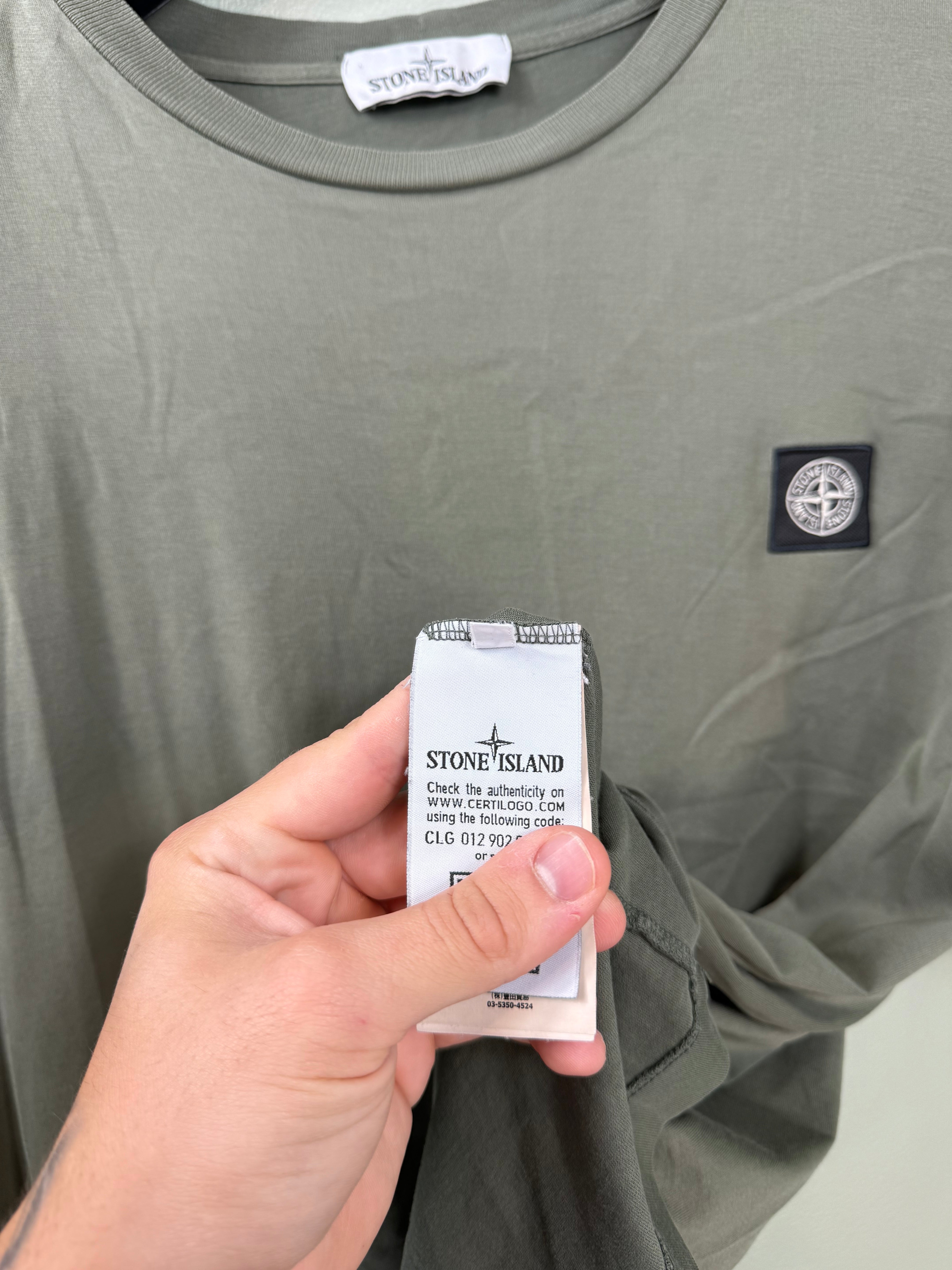 Stone Island Khaki T-Shirt