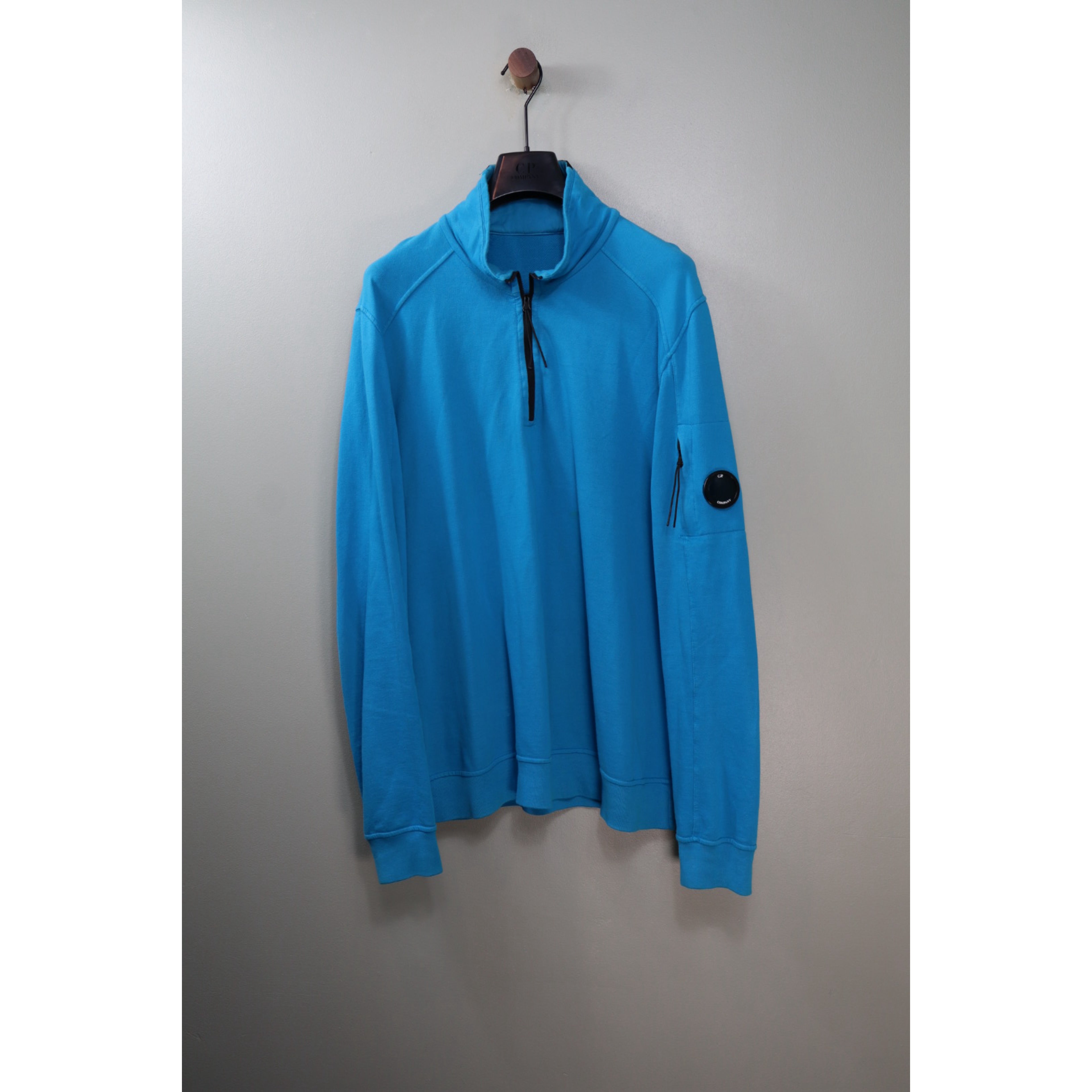 C.P. Company Blue 1/4 Zip Jumper