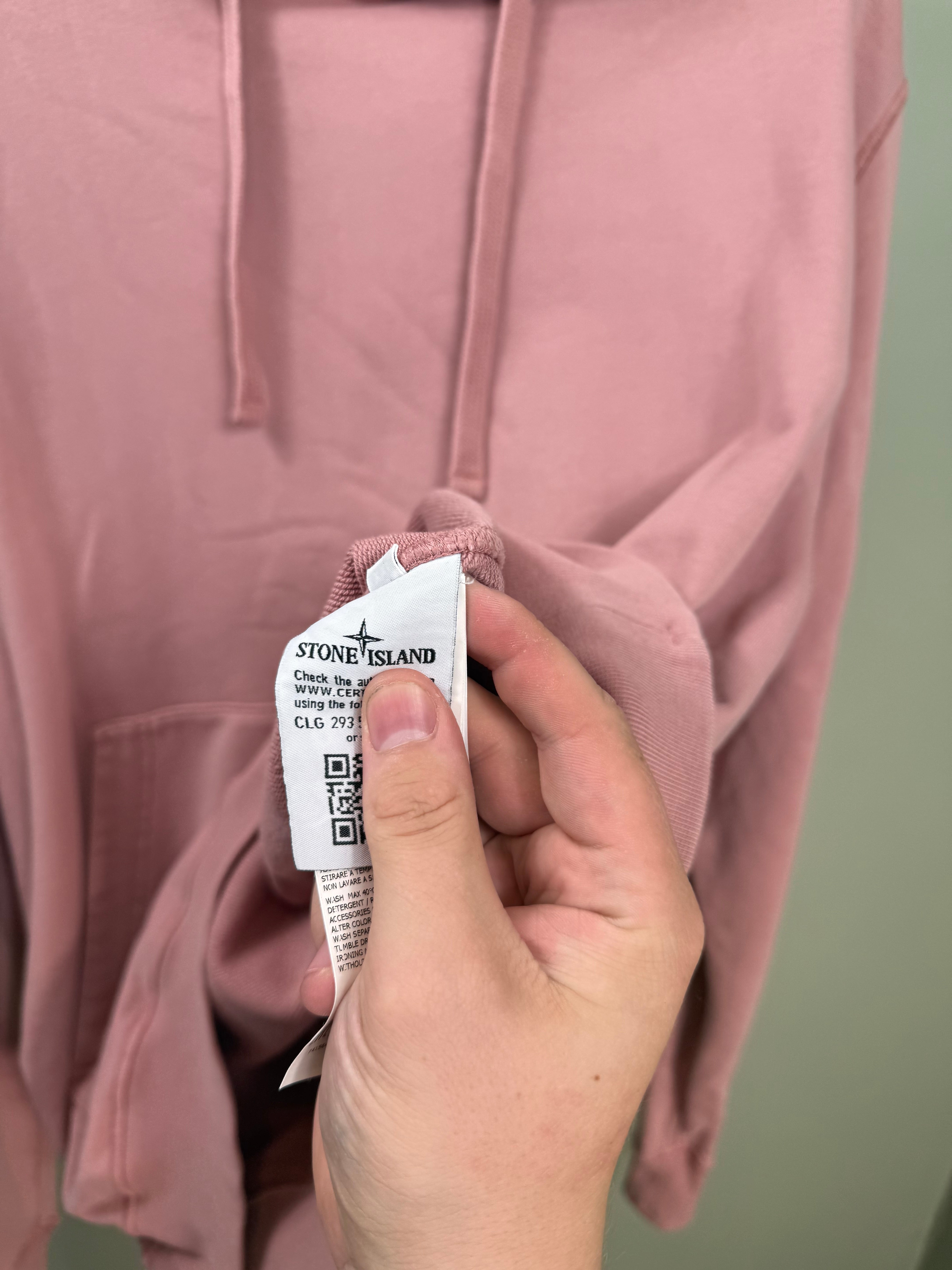 Stone Island Pink Hoodie
