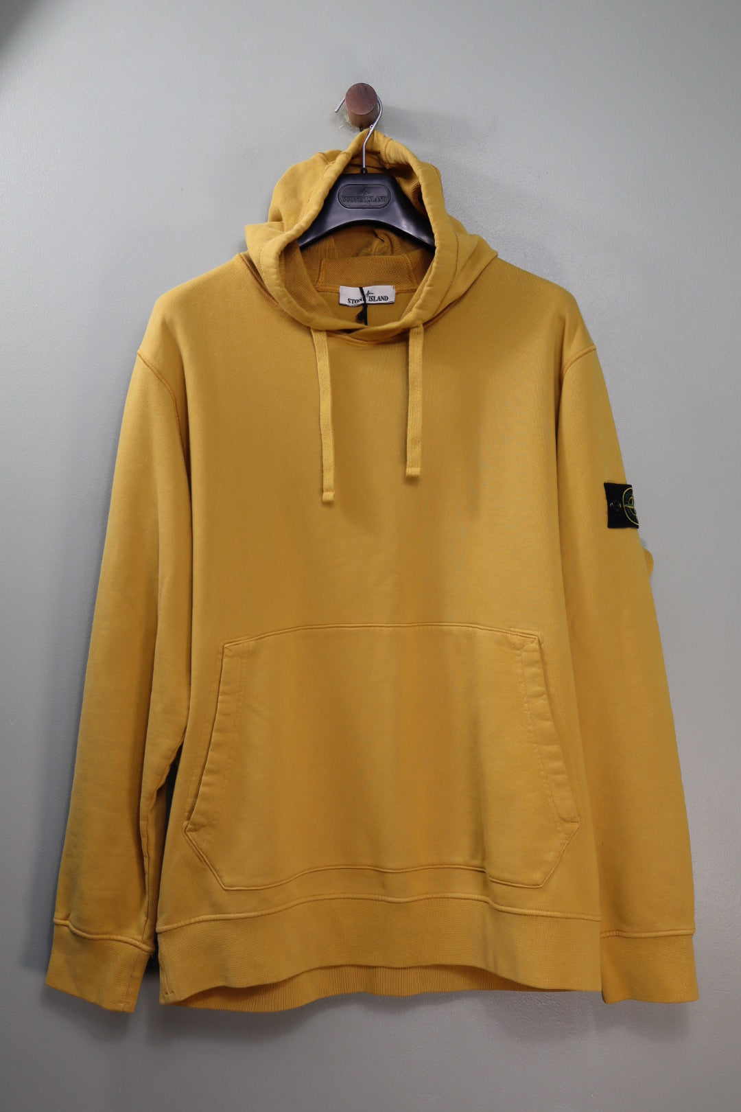 Stone Island Yellow Hoodie