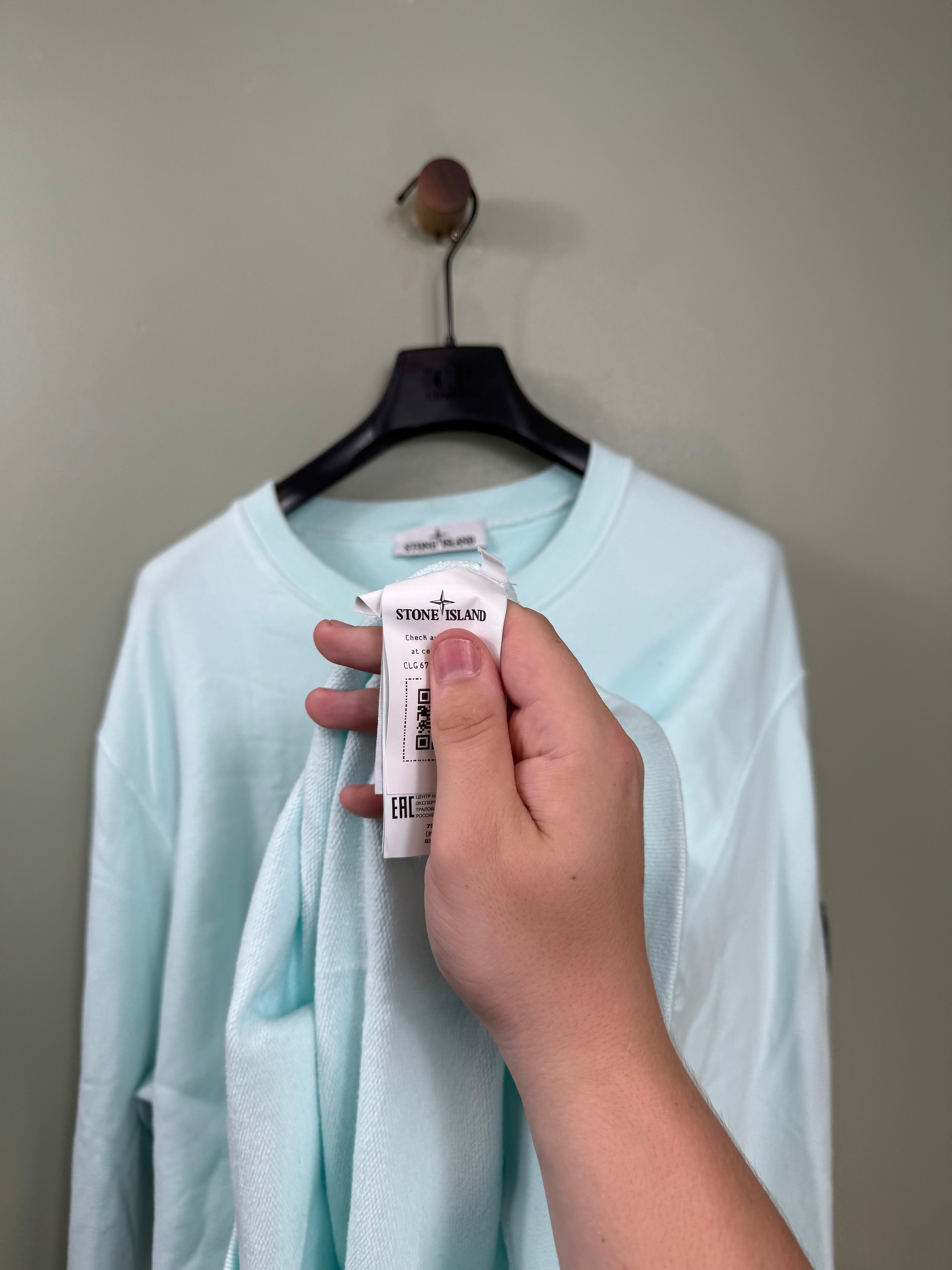 Stone Island Baby Blue Jumper