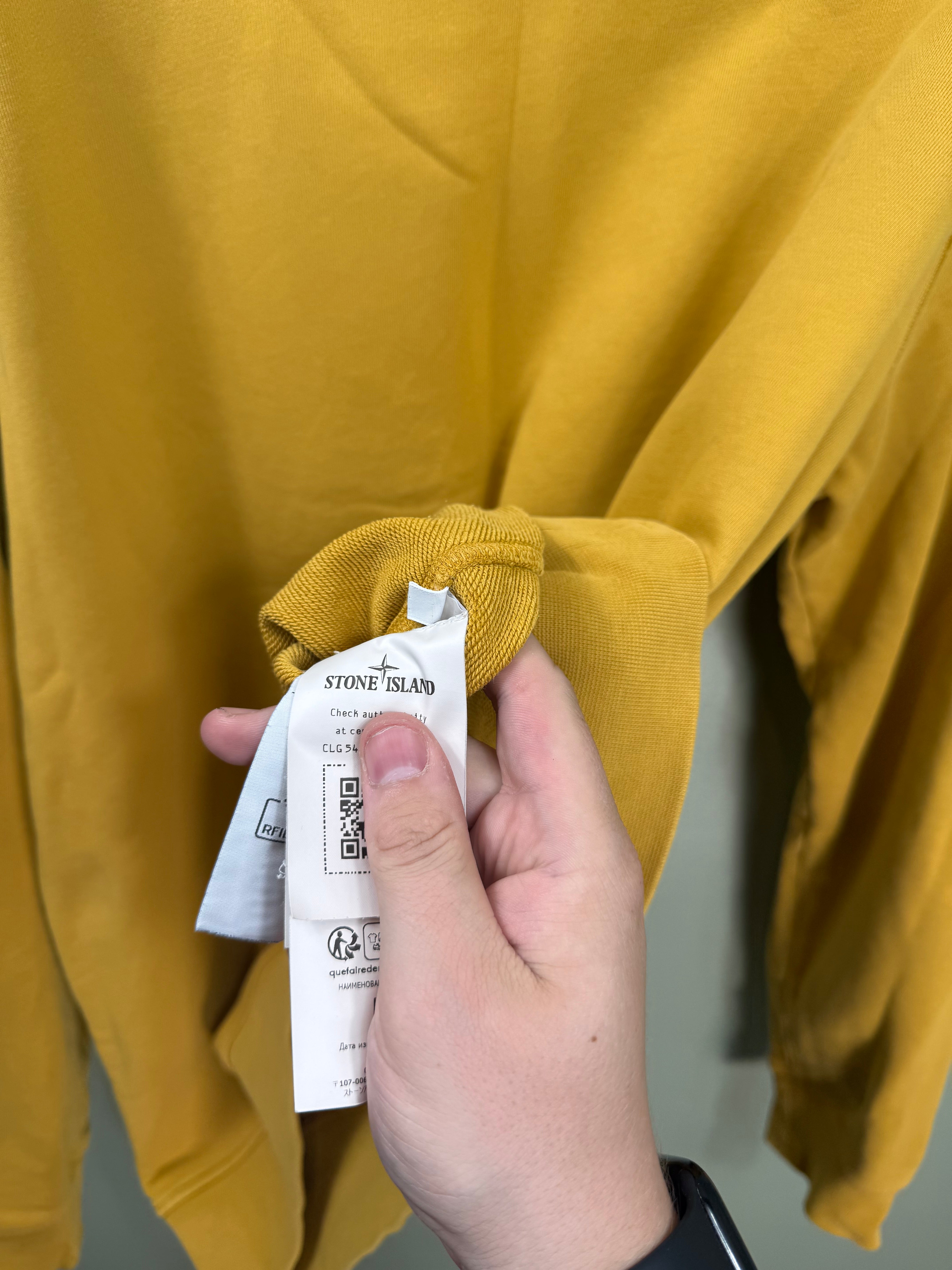Stone Island Yellow Jumper